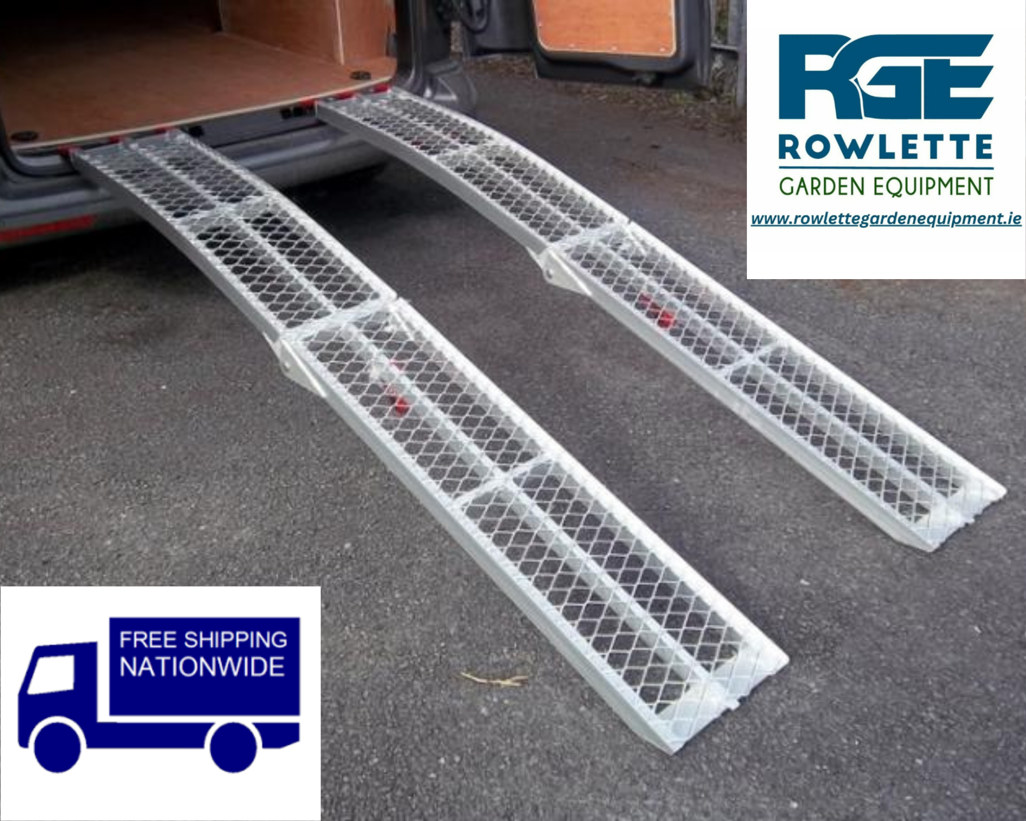 2.2m Aluminium Folding Ramp