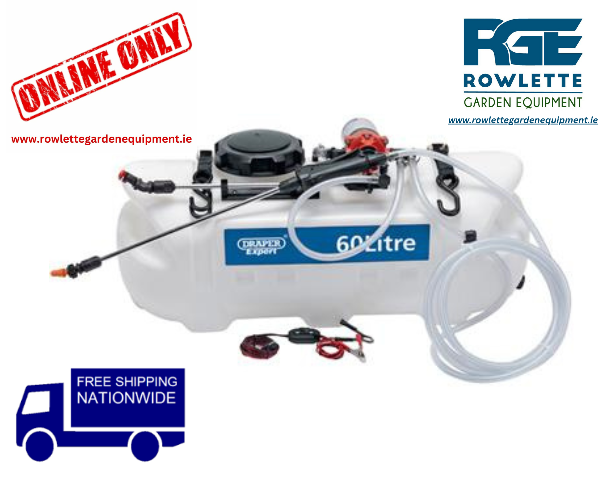 DRAPER 60L QUAD BROADCAST SPRAYER