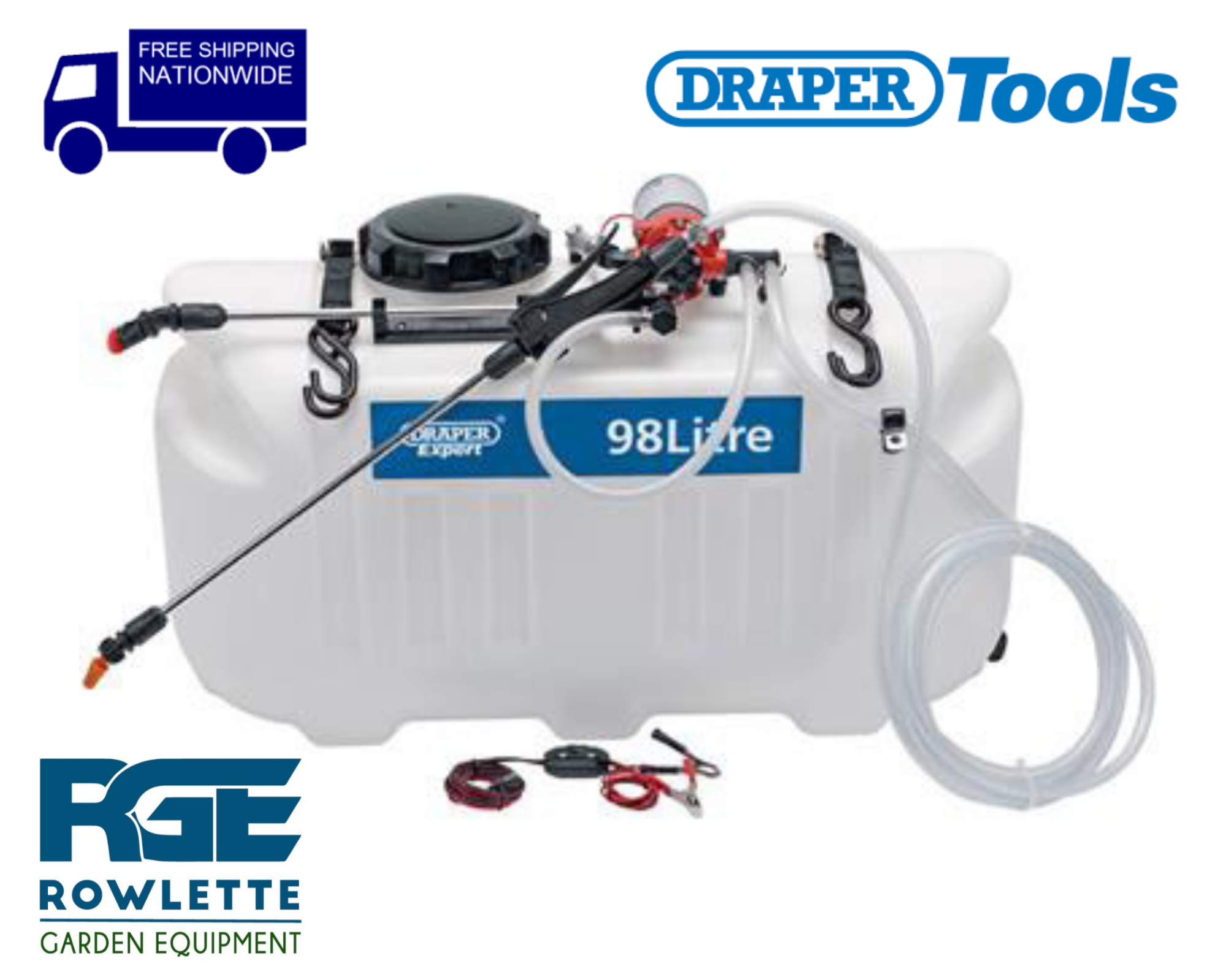 DRAPER 98L QUAD BROADCAST SPRAYER