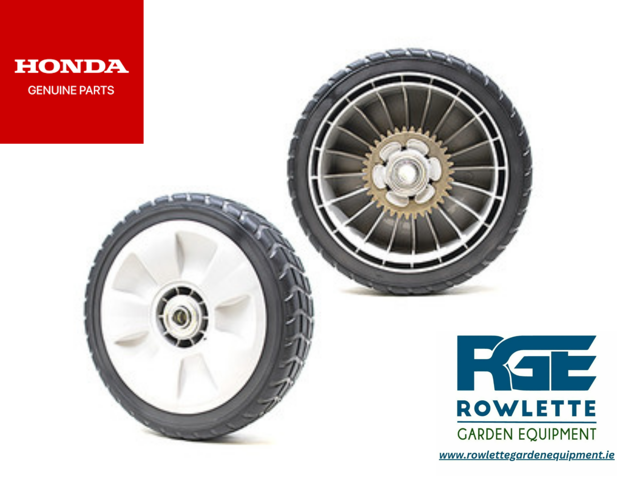 Genuine Honda HRG536C4, HRG536C6, HRG536C7, HRG536C8, HRG536C8, HRG536C9, HRS536C3 Rear Wheel