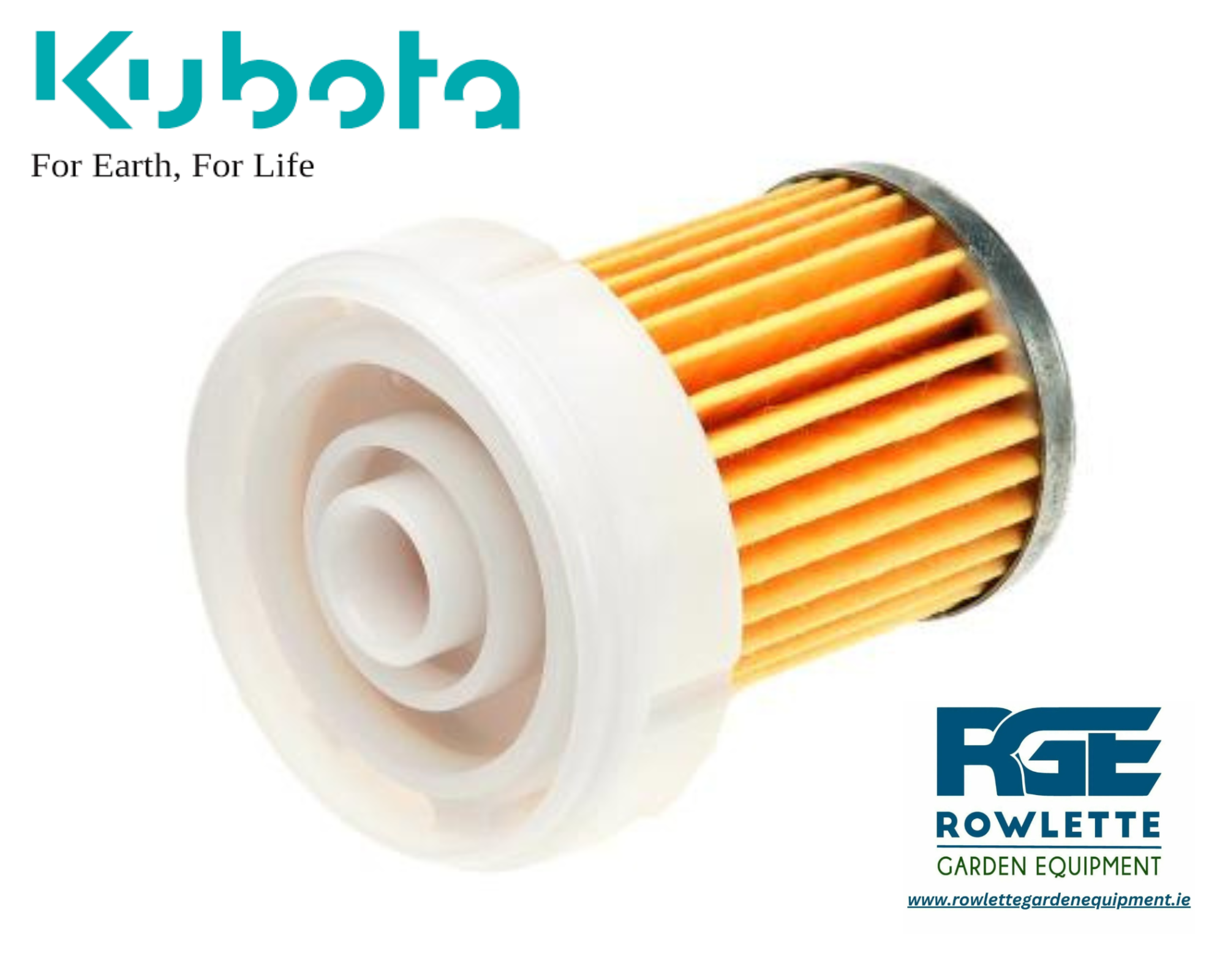 Genuine KUBOTA B1121, B1161, B1181, B1220, B1241, B1410, B1610 Fuel Filter