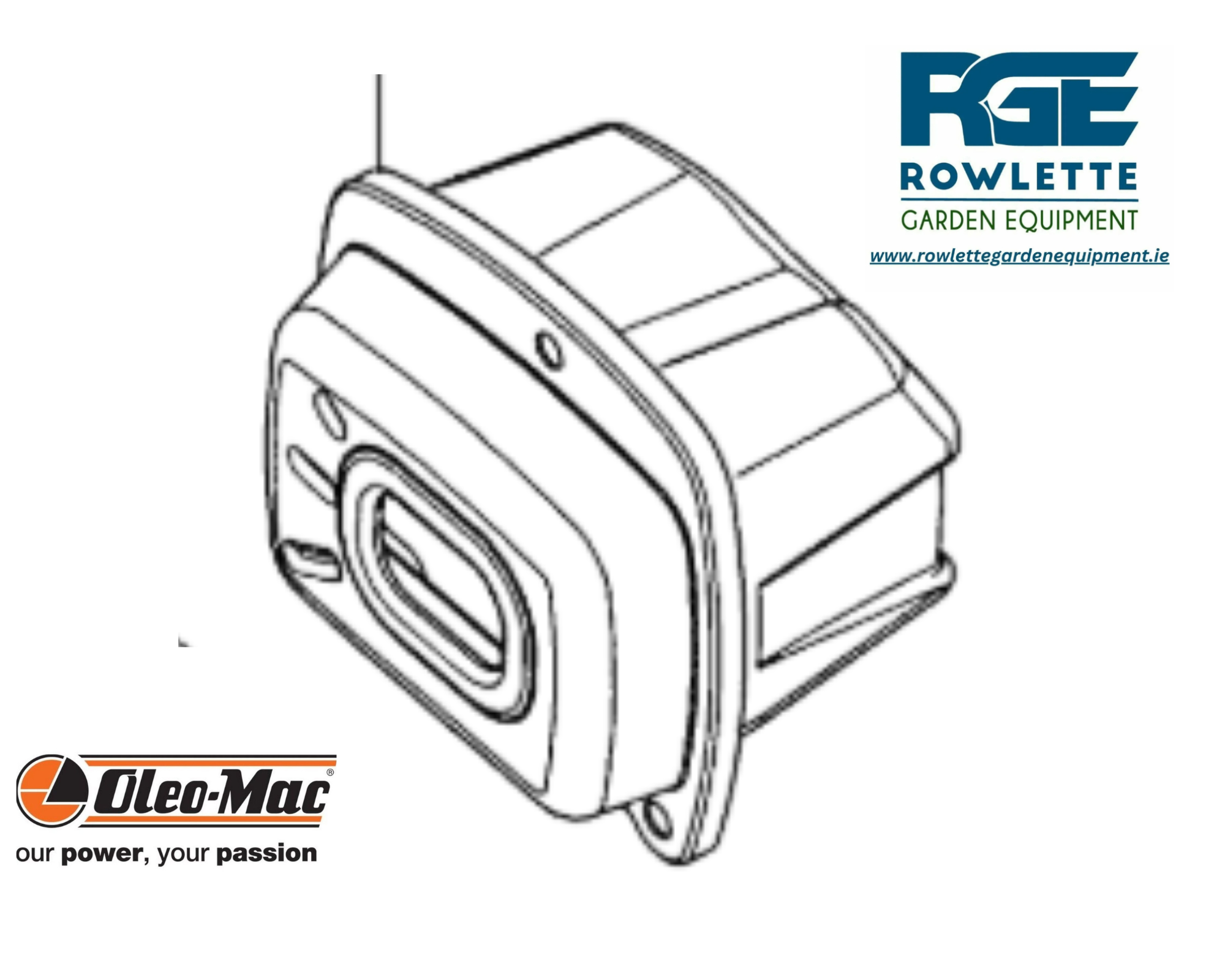 Genuine Oleo Mac Exhaust GS350