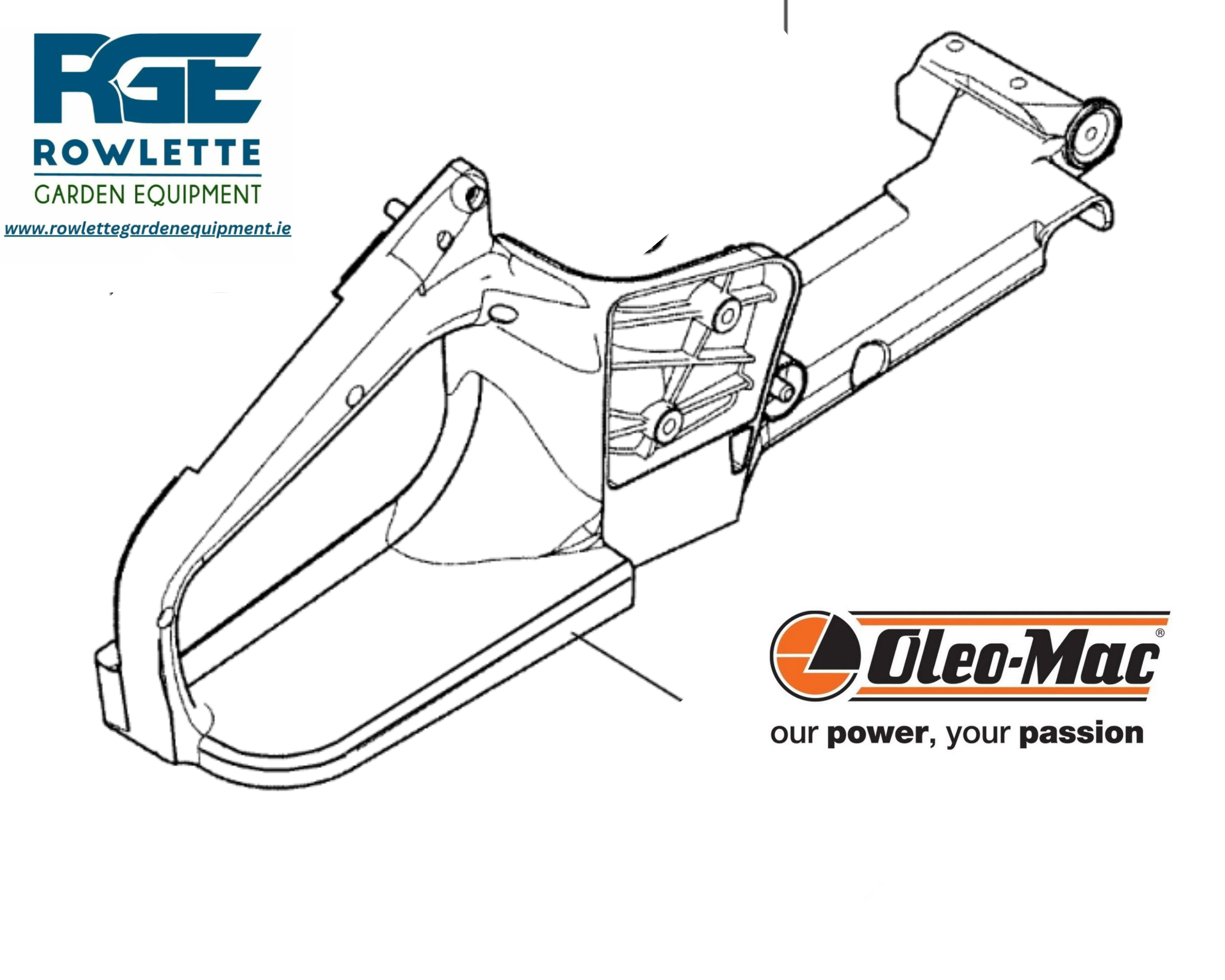 Genuine Oleo Mac Handle GS350