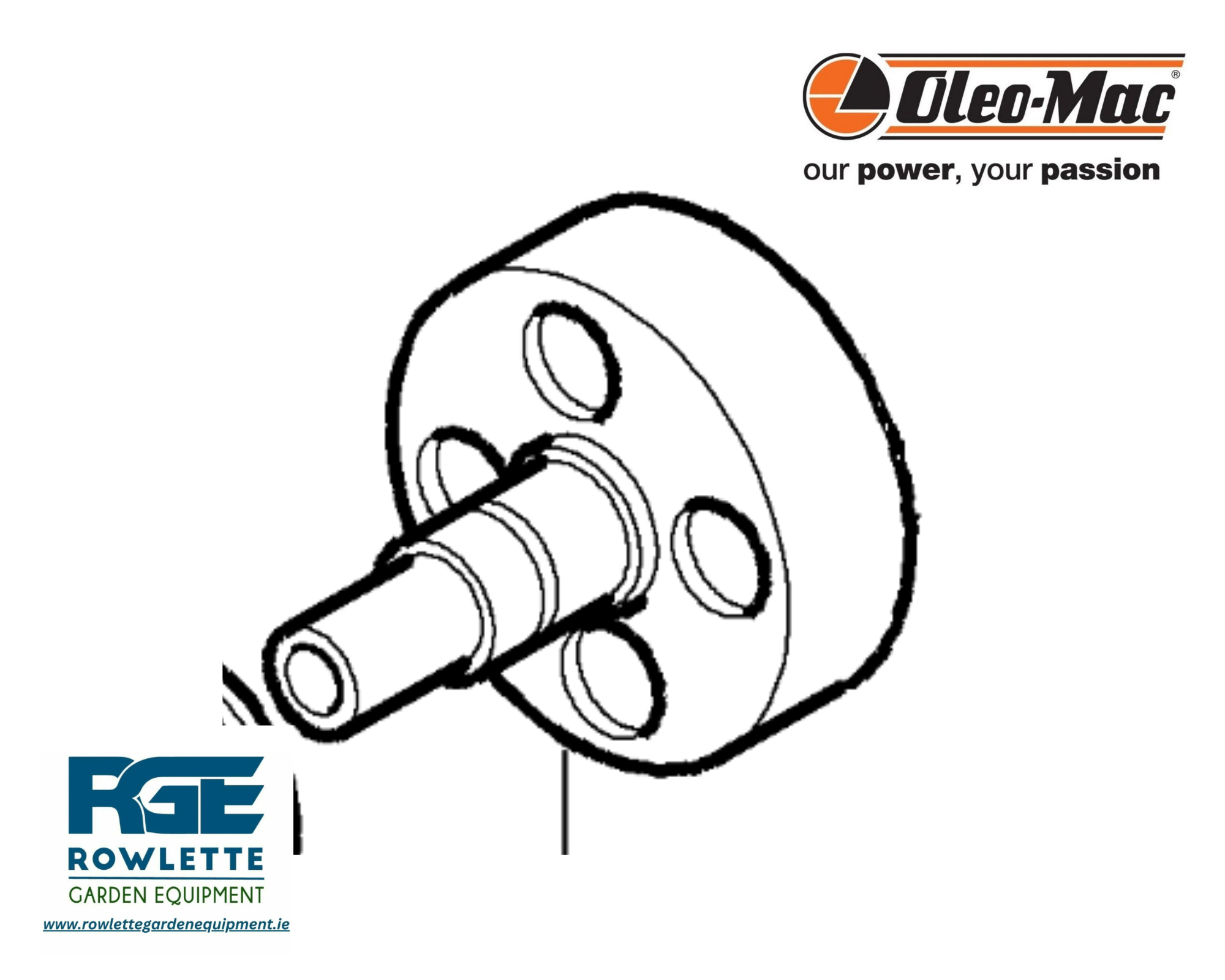 Genuine Oleo mac 730s, 730t, 735s, sparta 40 Clutch Drum
