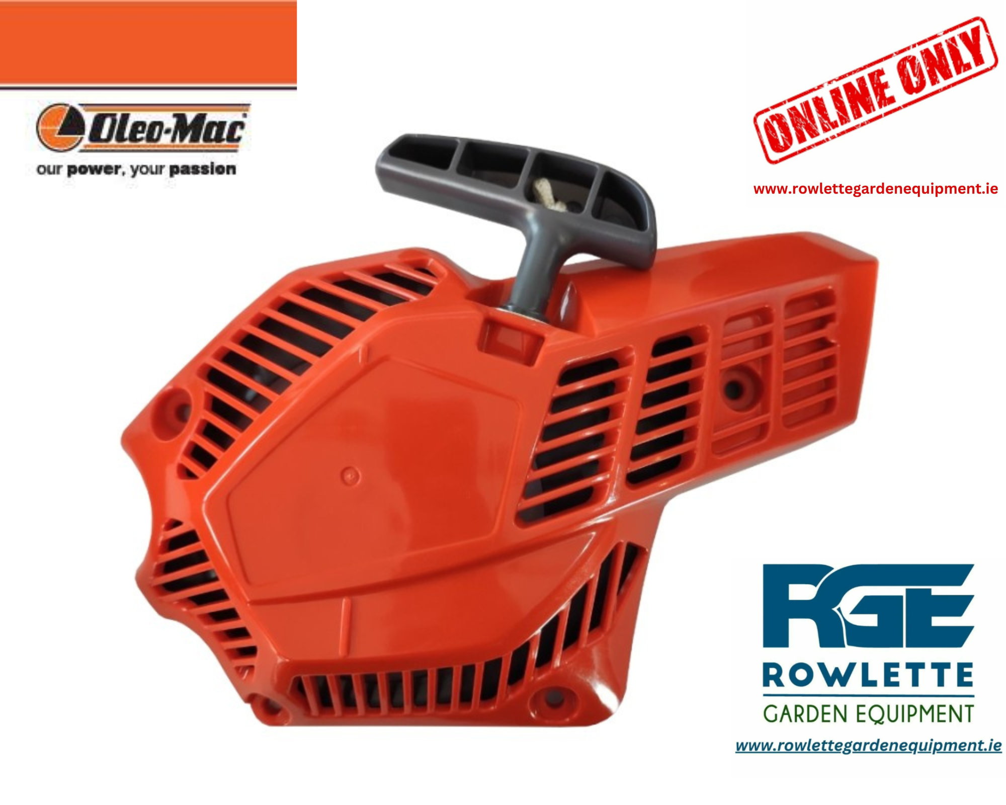 Genuine Oleo mac Starter Cover Complete Easy Start GSH400