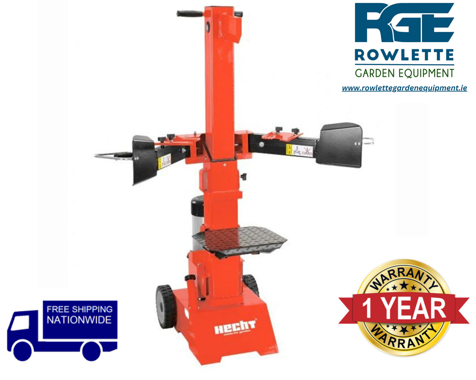 Hecht 8 Ton log splitter