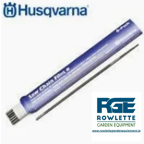 Husqvarna 3/16" (4.8Mm) Single Cut Round Files - 6 Pack