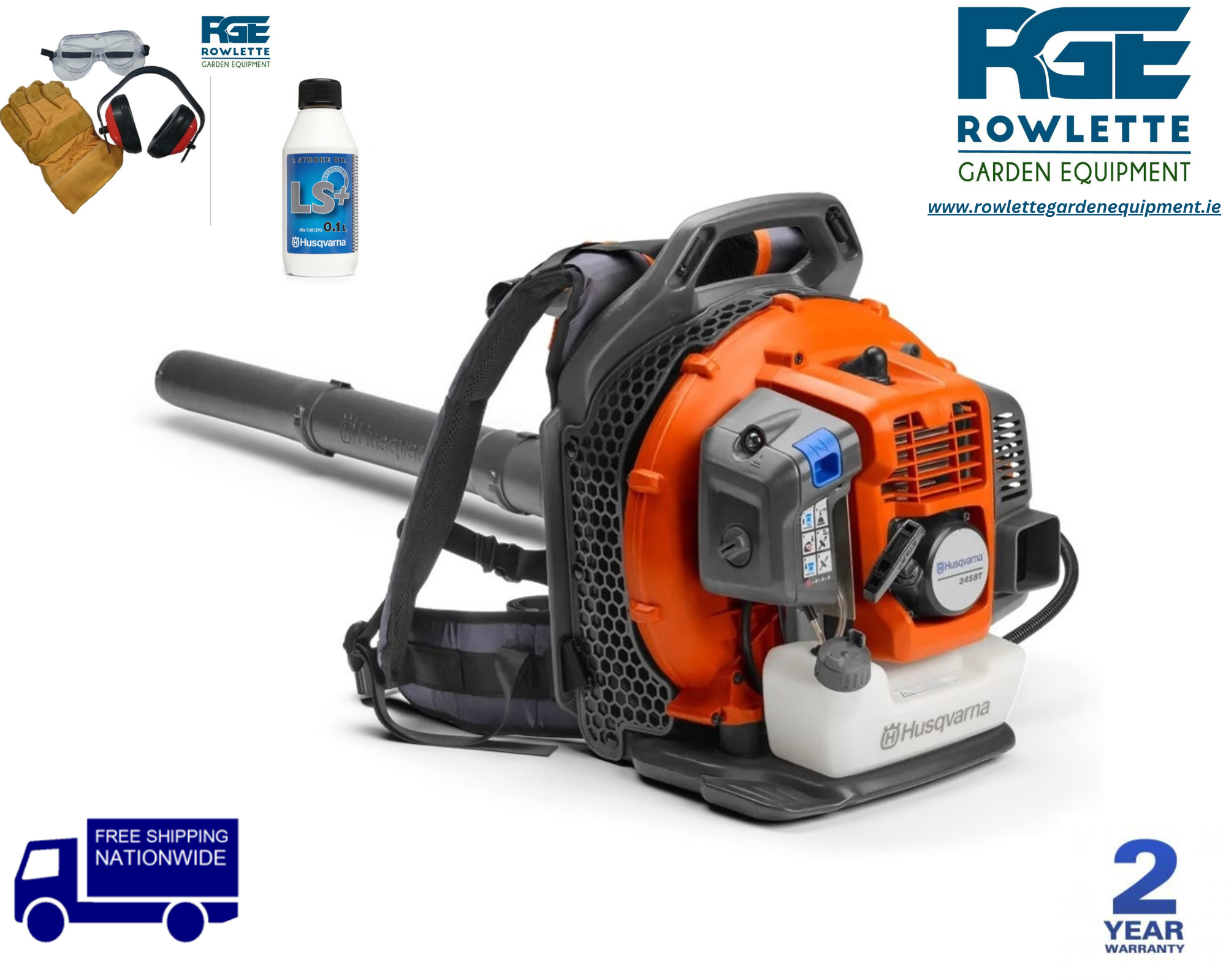 Husqvarna 345BT Backpack Blower