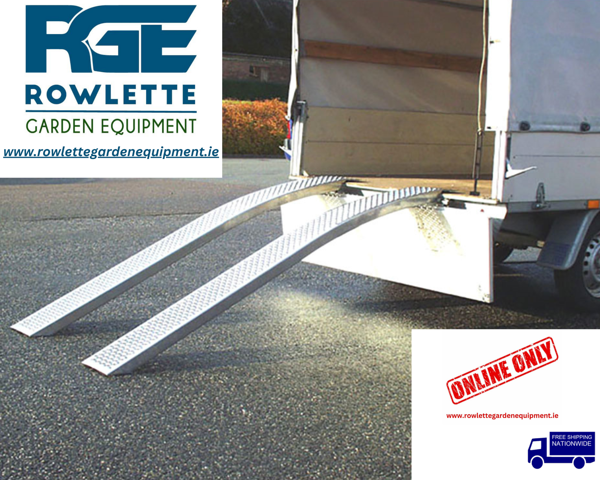 LOADING RAMPS 2 METER X 26 CM 1000KG RATED