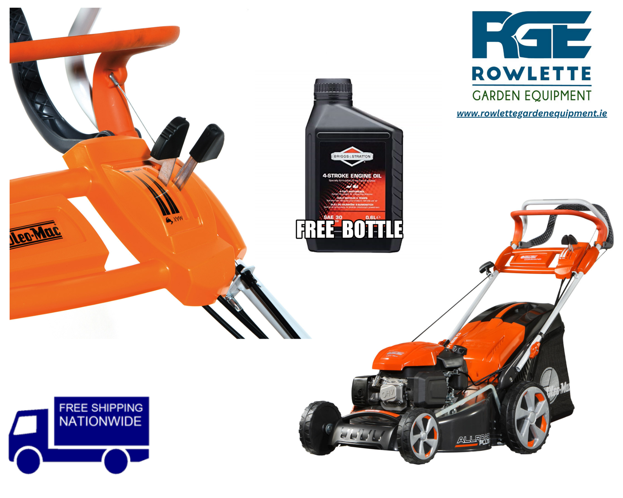 Oleo Mac G 53 VK All Road Self Propelled Walk Behind Mower