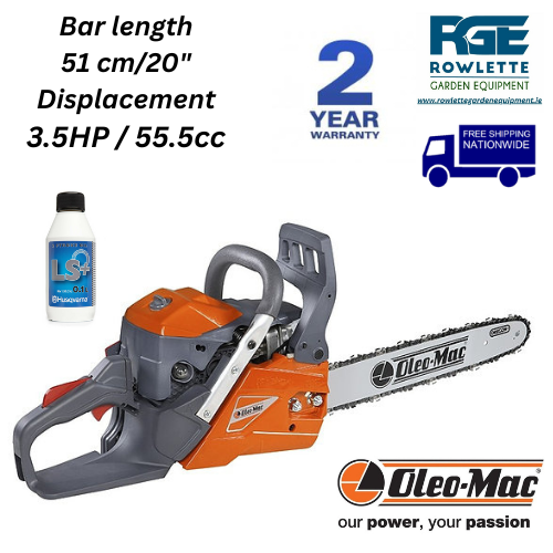 Oleo Mac GSH 560 Chainsaw 20" Bar