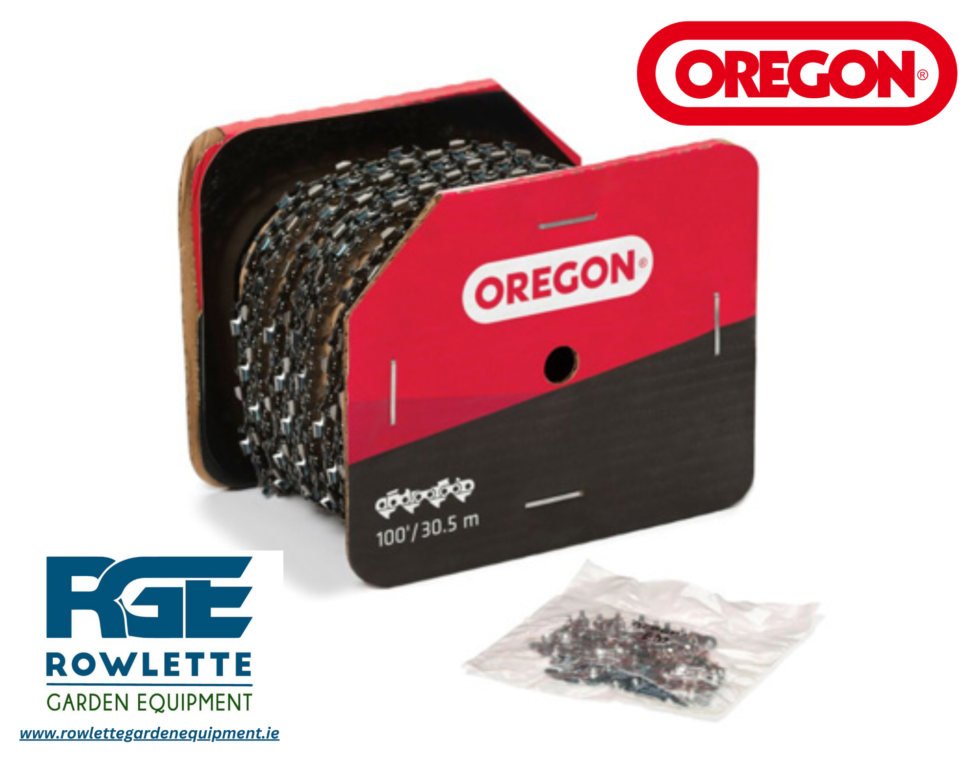 Oregon Chainsaw Chain 95 TXL CHAIN 100 FT REEL