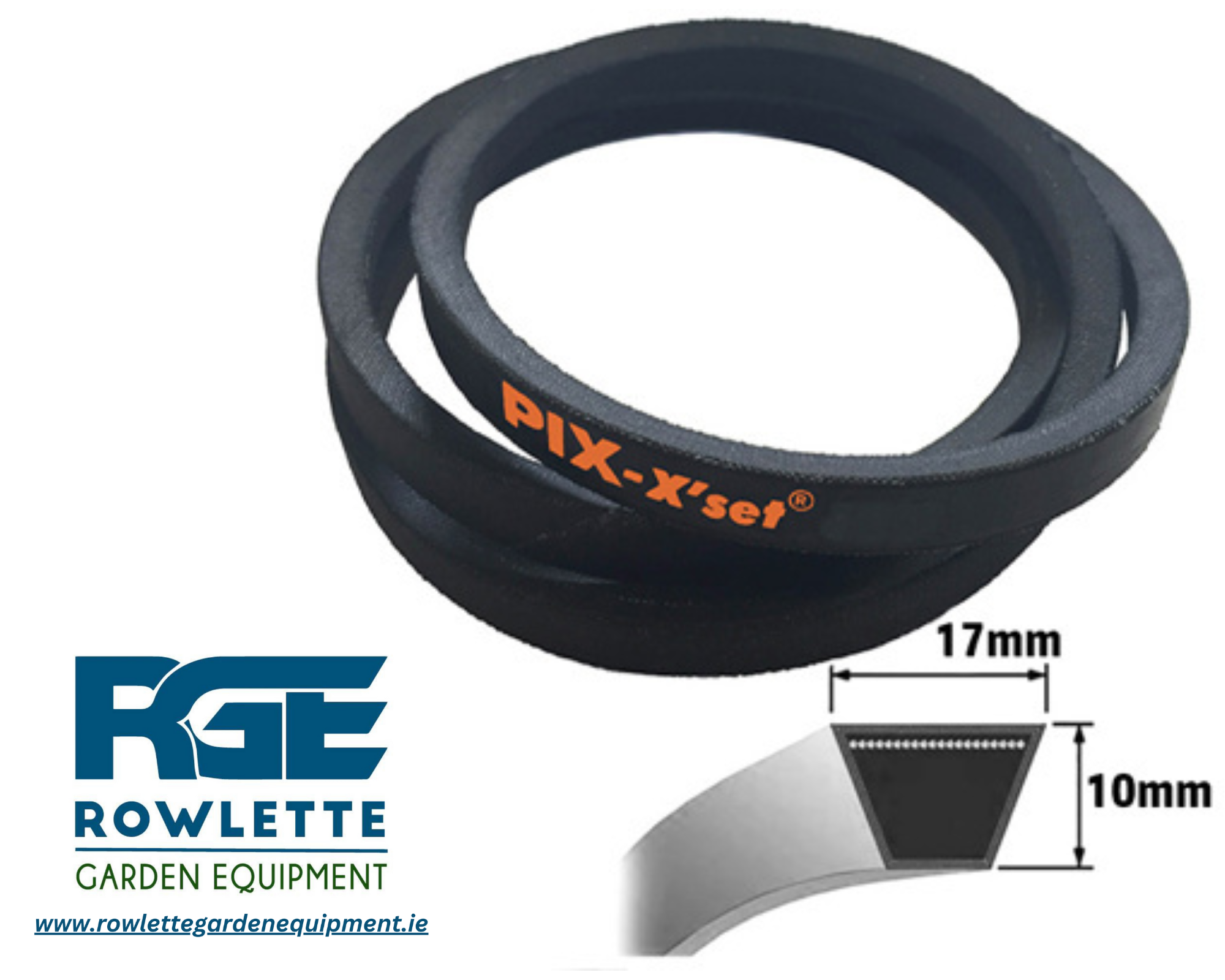 Replacement Castlegarden Ride On Deck Belt 38" V BELT
