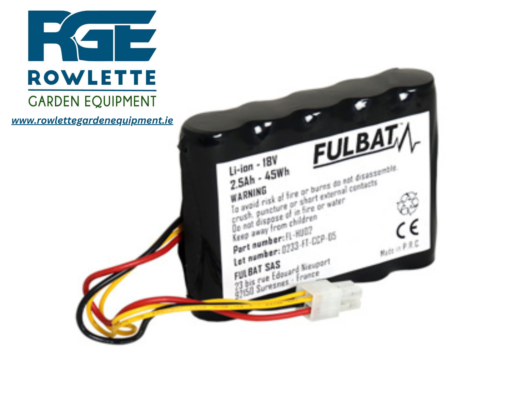 Replacement Husqvarna 310, 315, 315X Automower Battery