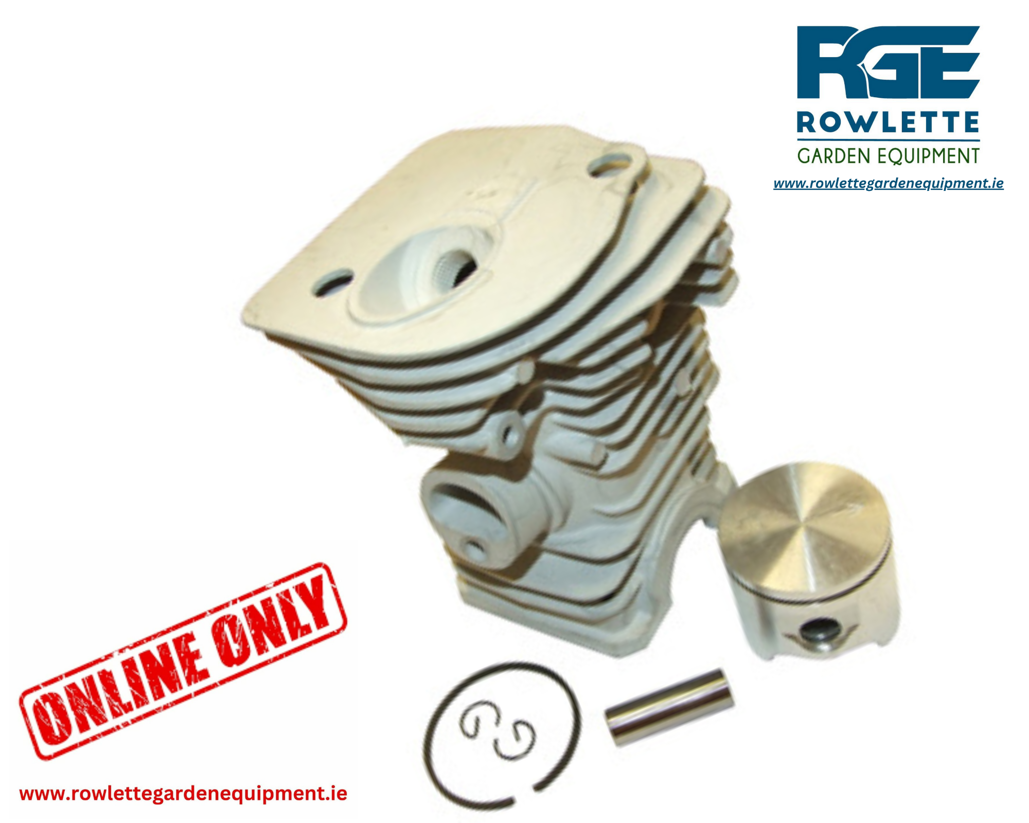 Replacement Husqvarna 340, 345 & 350 cylinder and piston kit