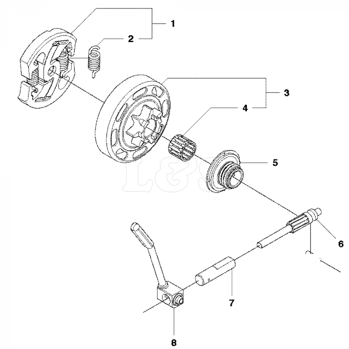 Genuine Husqvarna Chainsaw 340 / 345 / 350  Pump Pinion