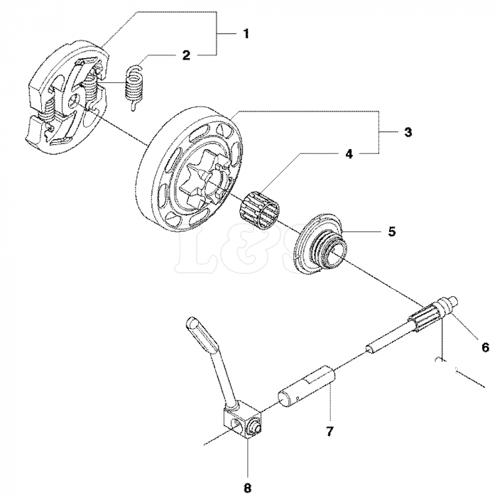 Genuine Husqvarna Chainsaw Pump Pinion 455