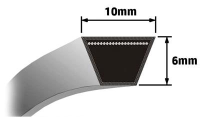 Replacement Castelgarden Belt CL484TR, GB464