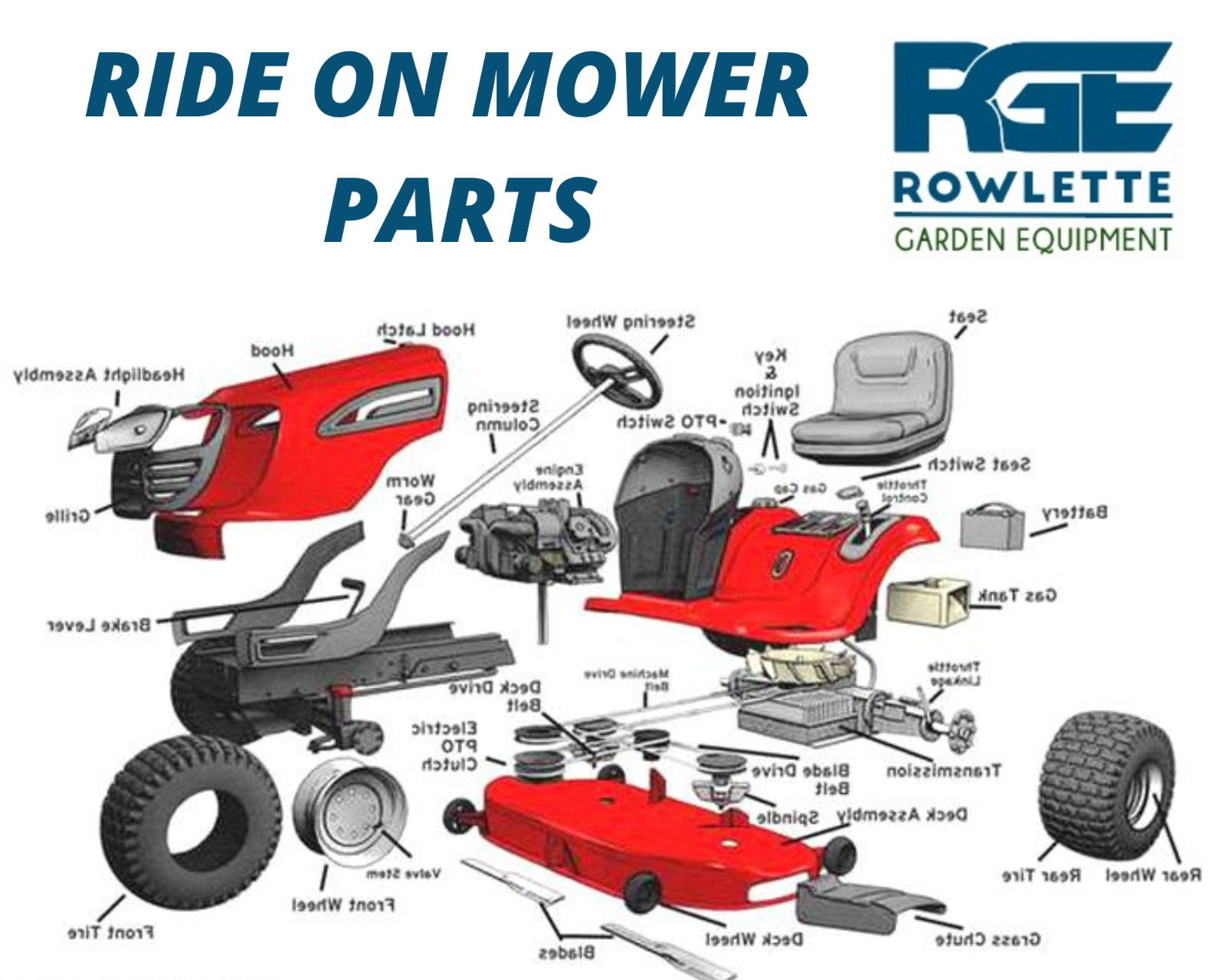 Ride On Mower Parts