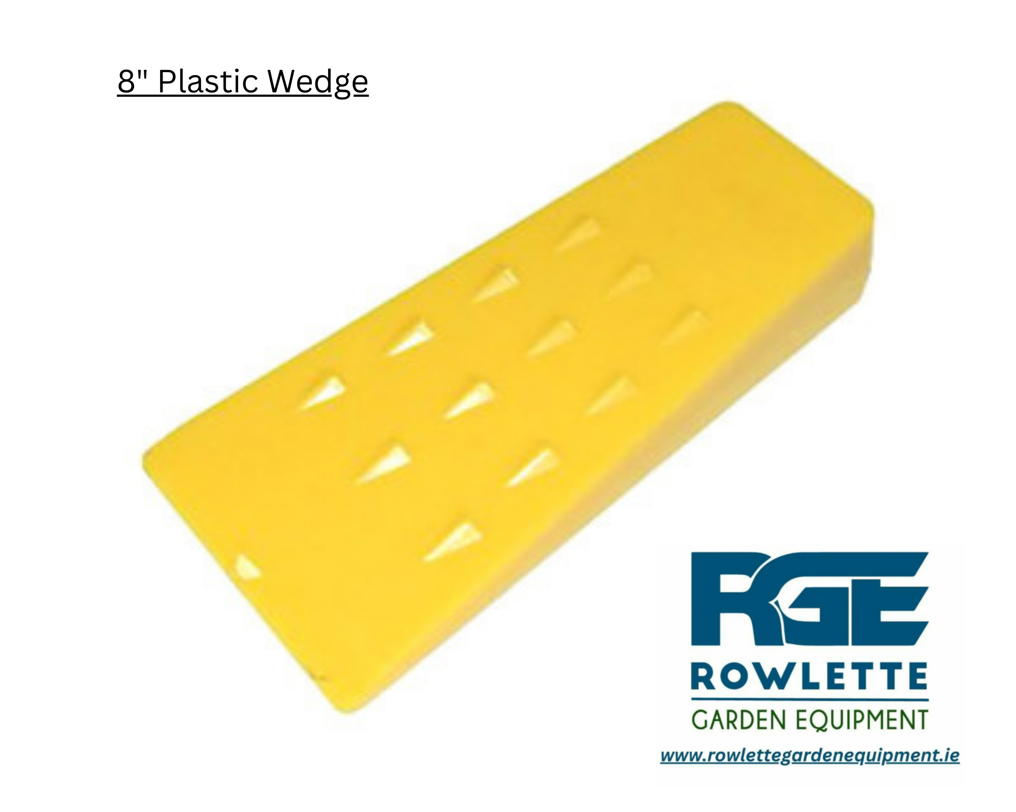 8" Plastic Wedge