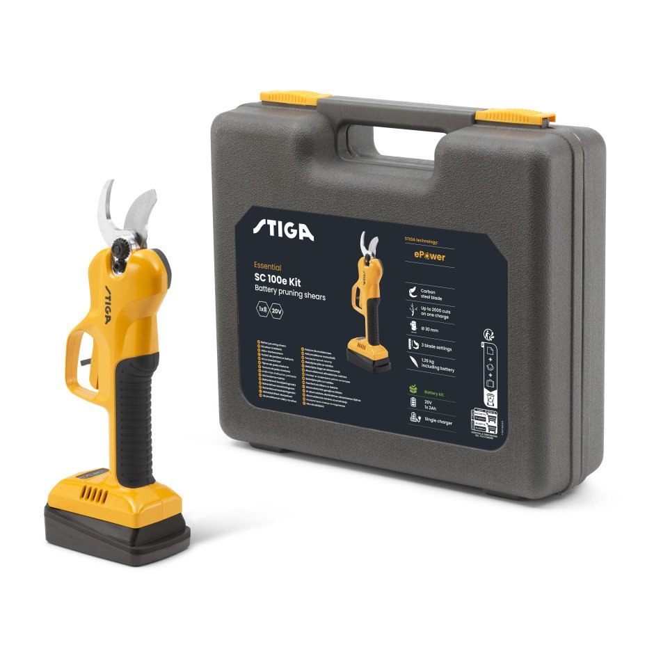 STIGA SC100e Kit Battery Pruning Shears