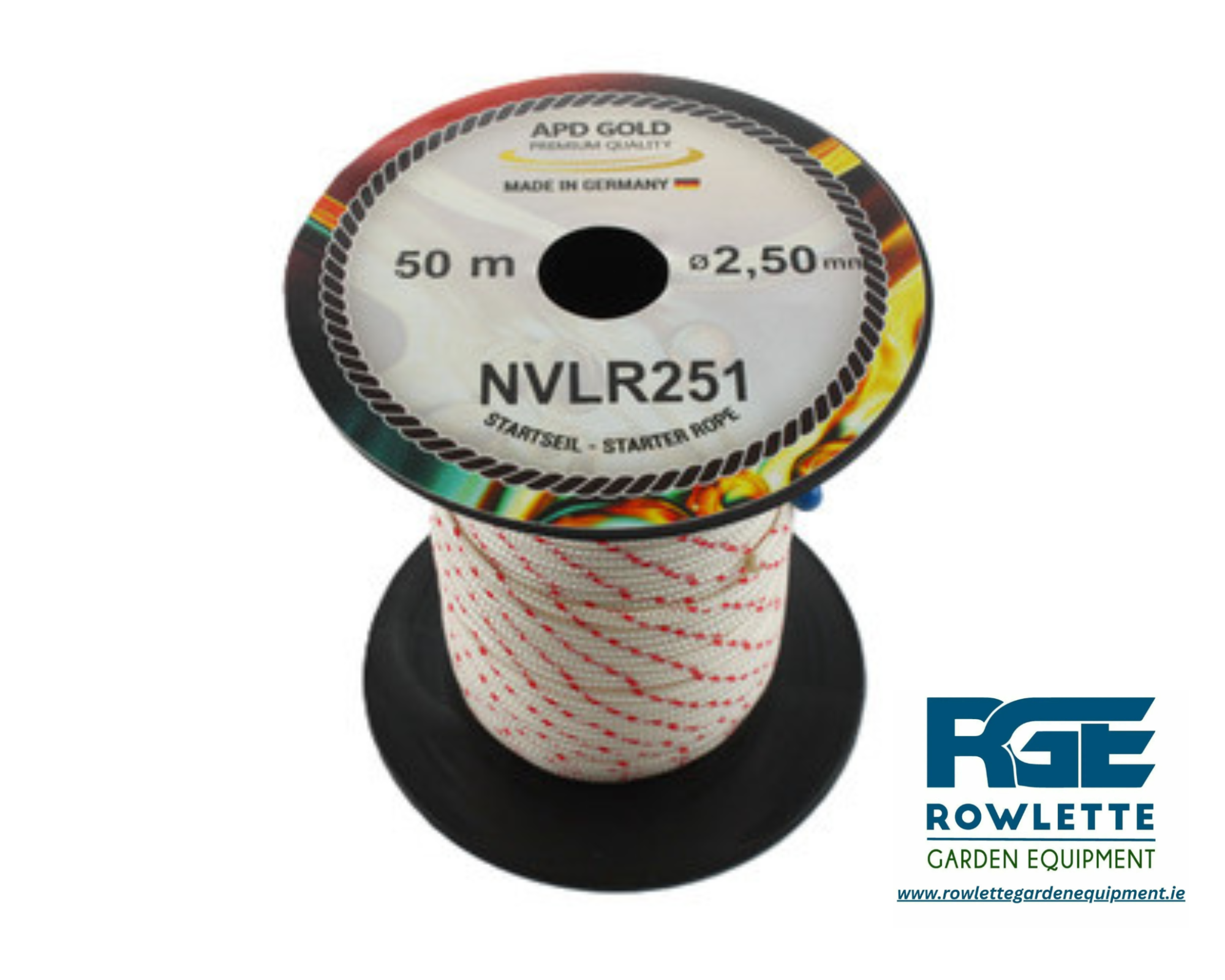 Apd Gold Starter Rope 2.5mm X 50m Spool