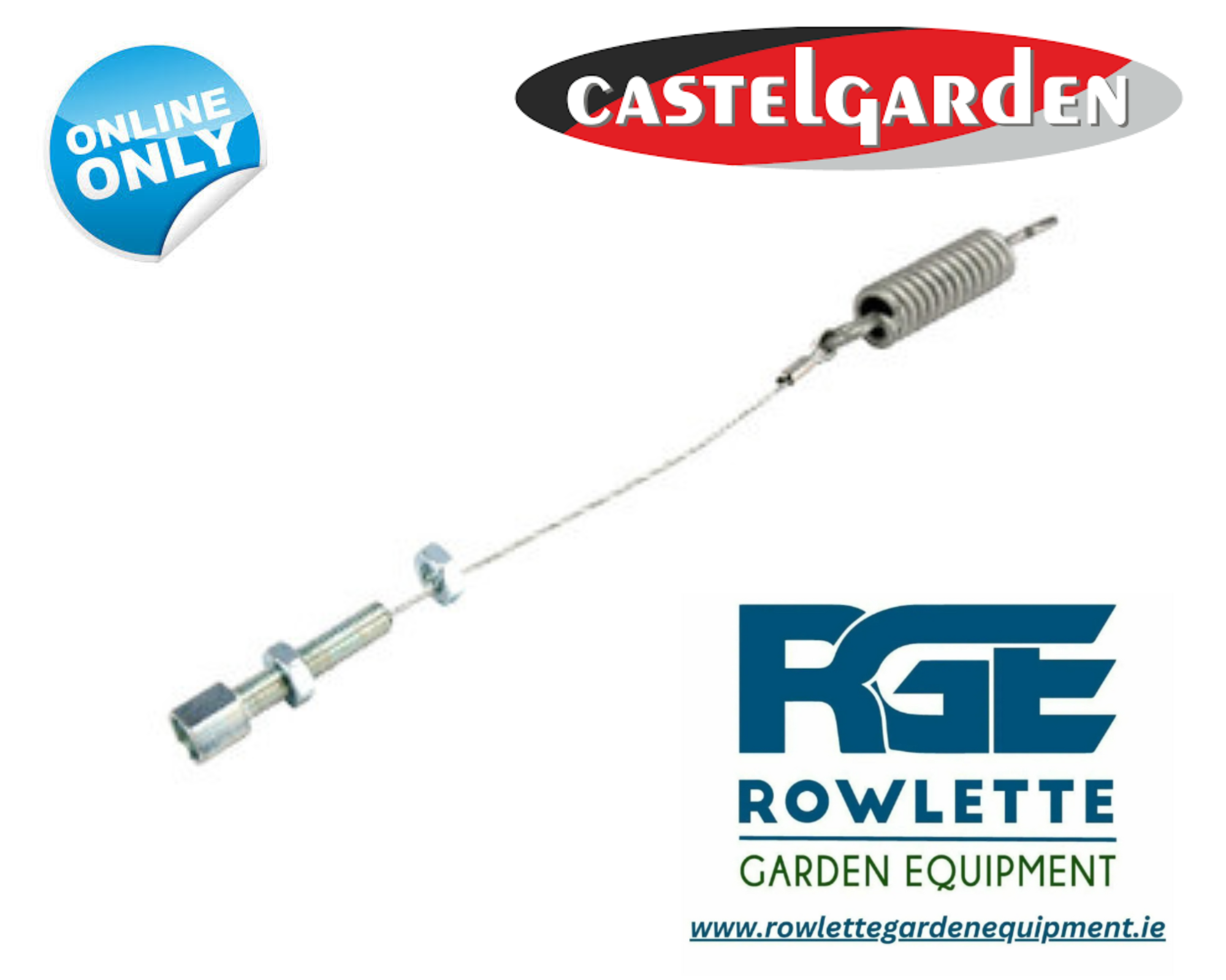 Genuine Castelgarden 122 electric clutch Blade Engagement Cable