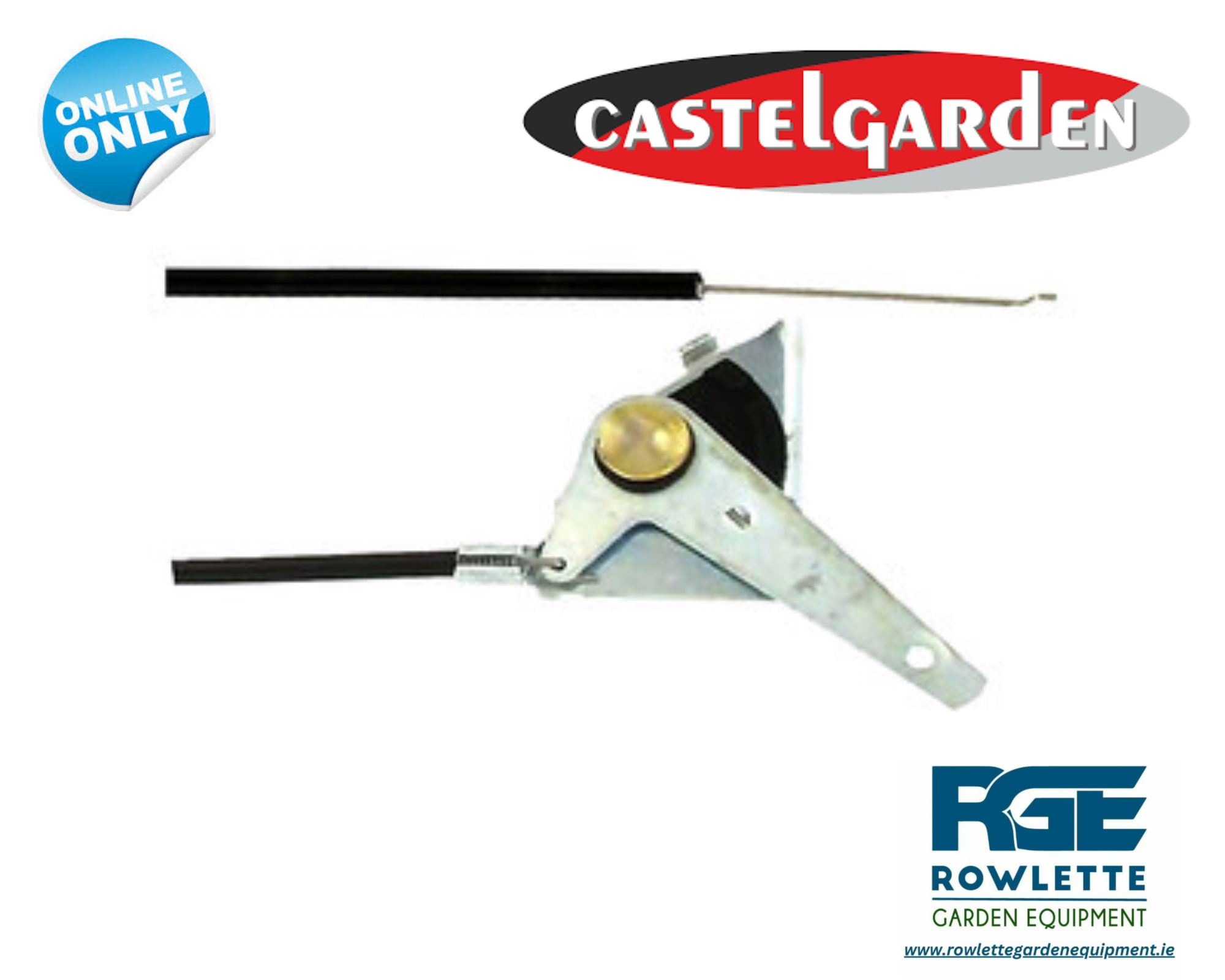 Genuine Castelgarden 40” models 18,20 &amp; 22HP Briggs and Honda GCV530, GXV610 throttle cable