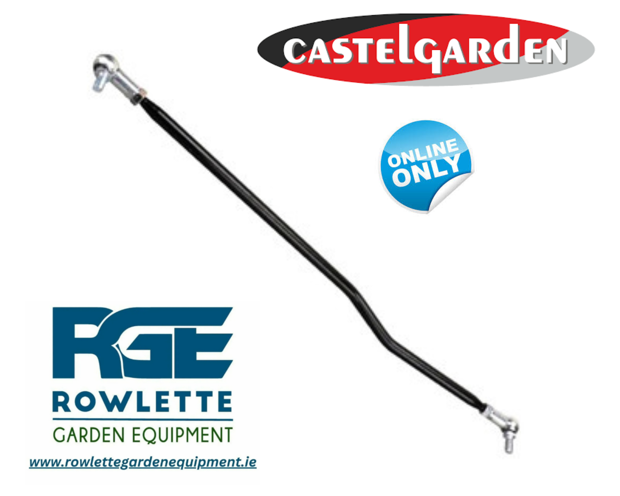 Genuine Castelgarden 84 cm (32”), 98 cm (38”) models steering rod assy