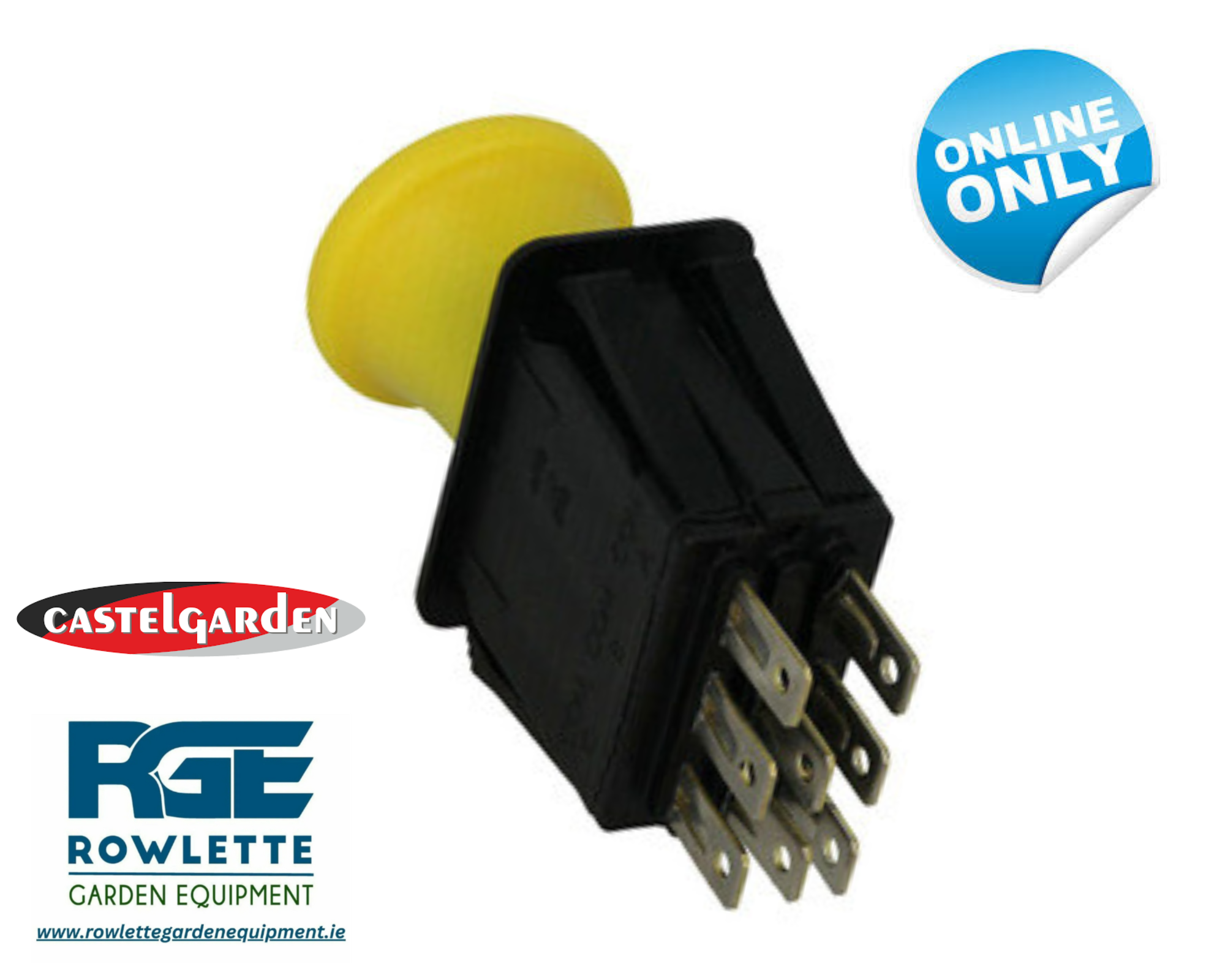 Genuine Castelgarden Ride On 8 Pin Switch