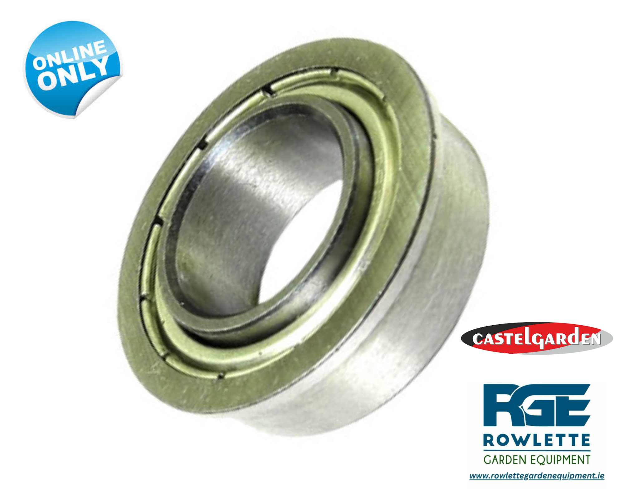 Genuine Castelgarden Ride On Mower Front Wheel Bearing twin cut model