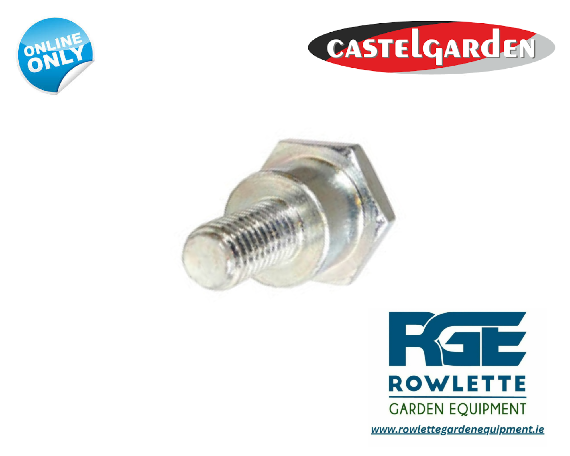 Genuine Castelgarden plastic chute 102cm,122cm machines after (2000) chute bolt