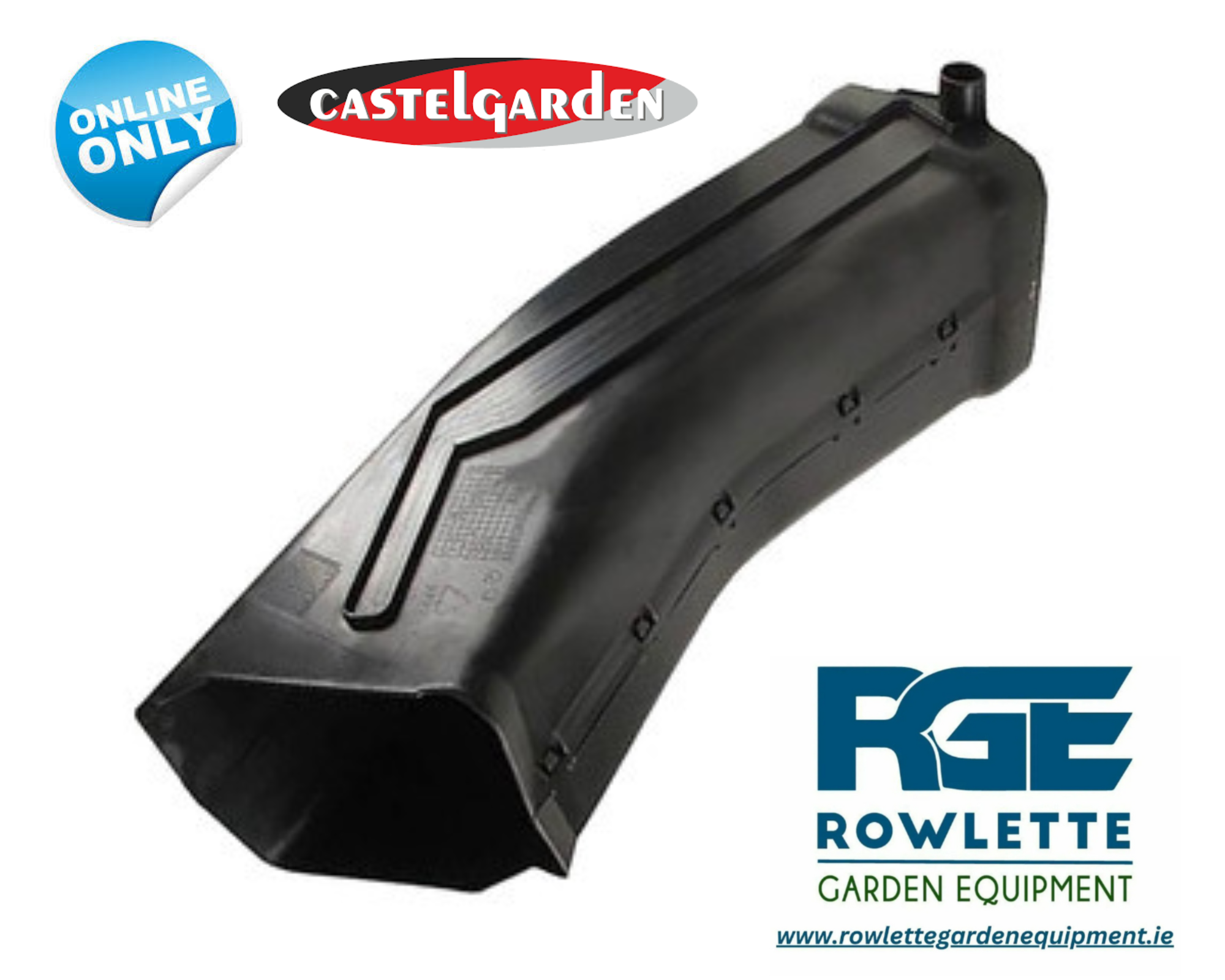 Genuine Castelgarden plastic deck chute fits 102 cm 2010 on wards chute