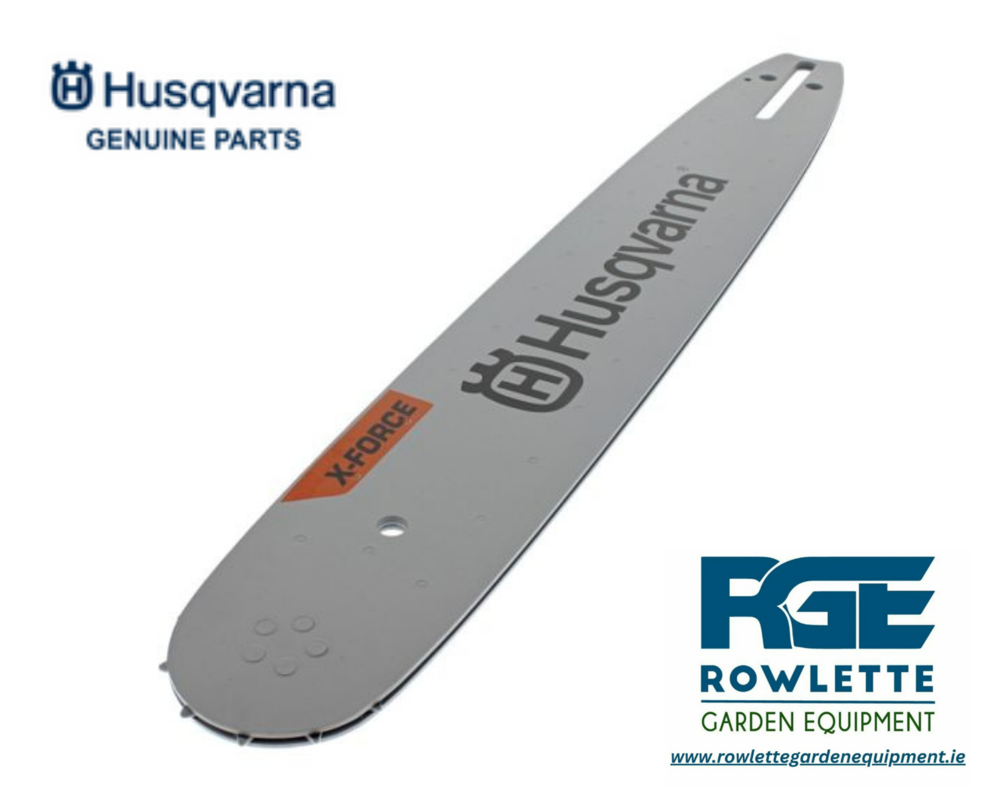 Genuine Husqvarna 15" X-Force Pro-Laminated 0.325" 1.5mm Guide Bar