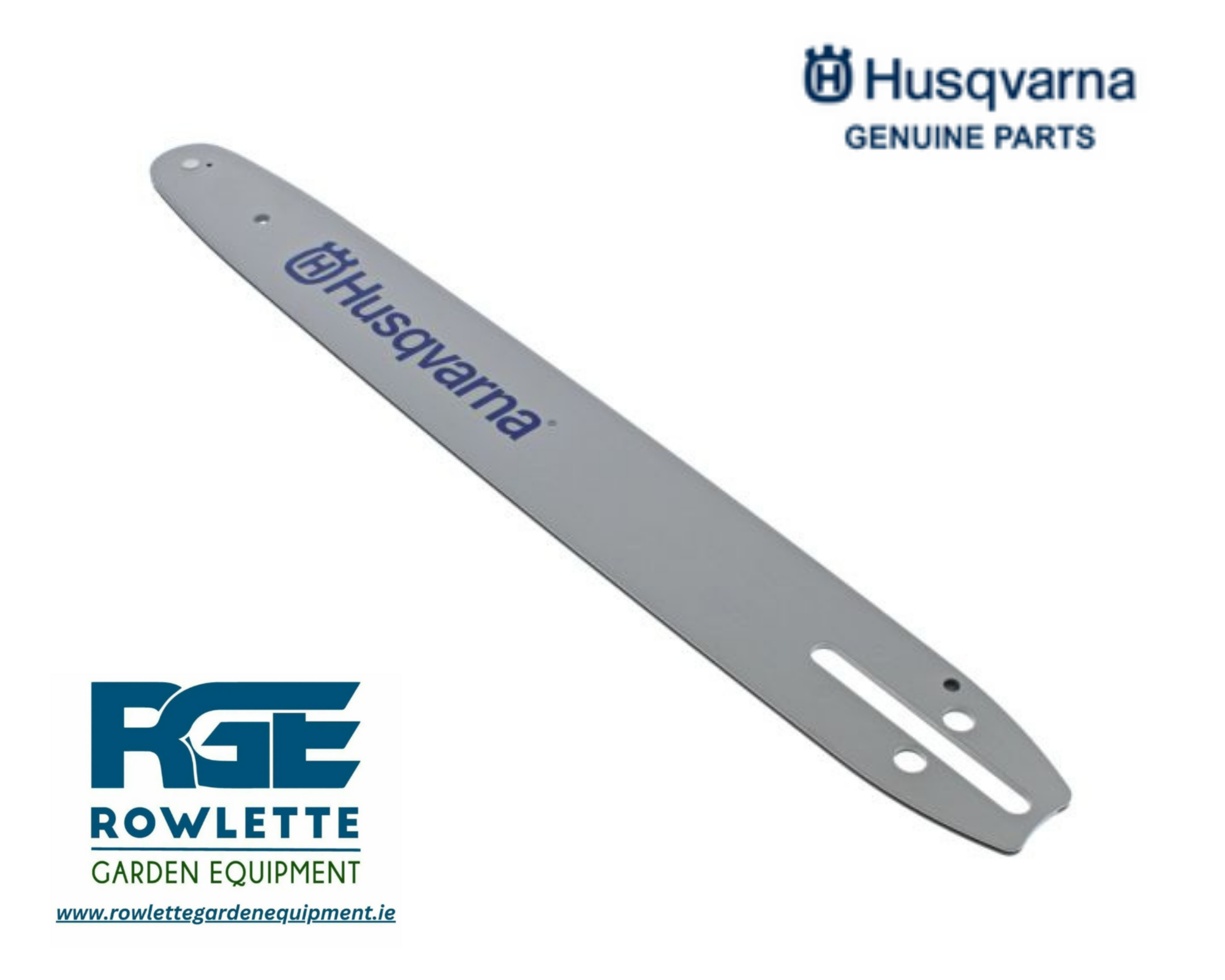 Genuine Husqvarna 16" Laminated Guide Bar with Nose Wheel 3/8" 1.3mm
