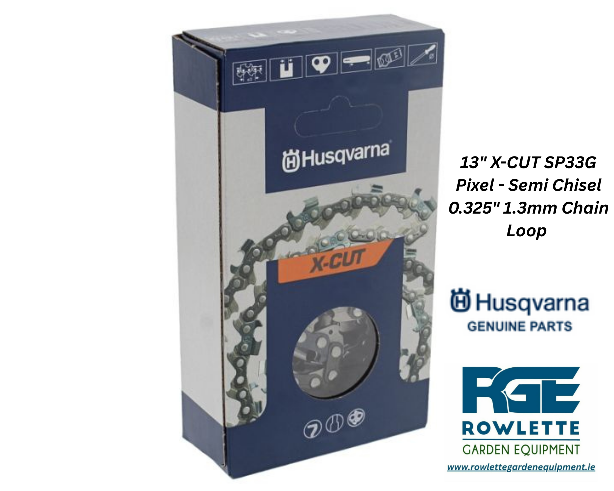 Genuine Husqvarna 435, 535FBX, 546 13" X-CUT Chain