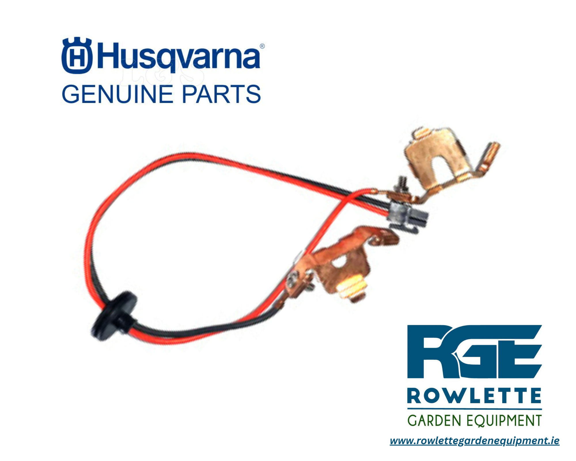 Genuine Husqvarna Cable Assembly Charging Contacts 305,310 ,315, 315X, 320, 330X. 405X, 415X, 420, 430X, 435X AWD, 440, 450X, 520, 550, 535