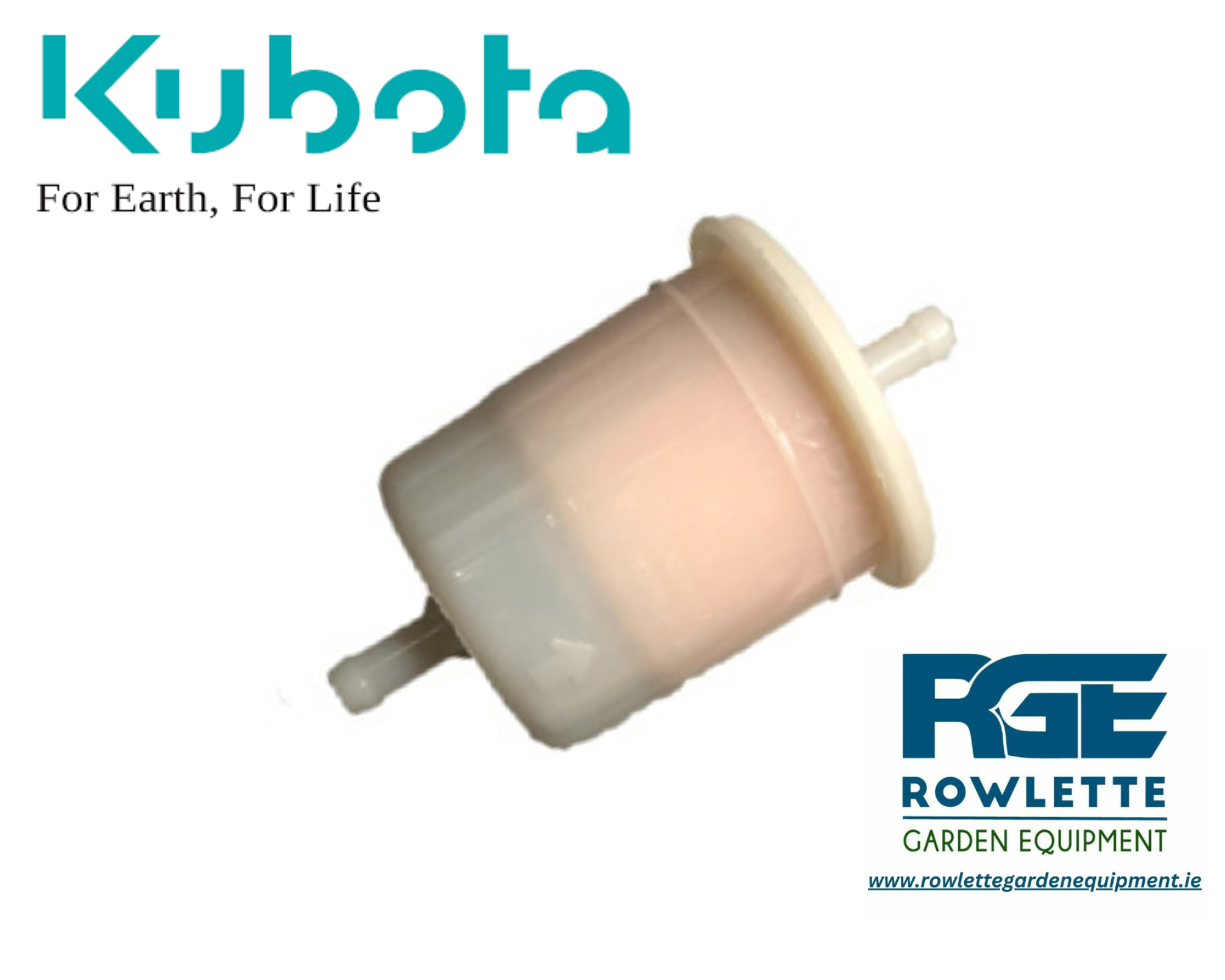 Genuine Kubota F251, F2880, F2890, F3090, F3680, F3890 fuel filter