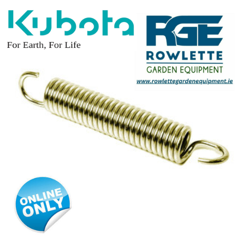 Genuine Kubota G18, G21, GR2100, GR2120, GZD21 Right hand side Tension Spring