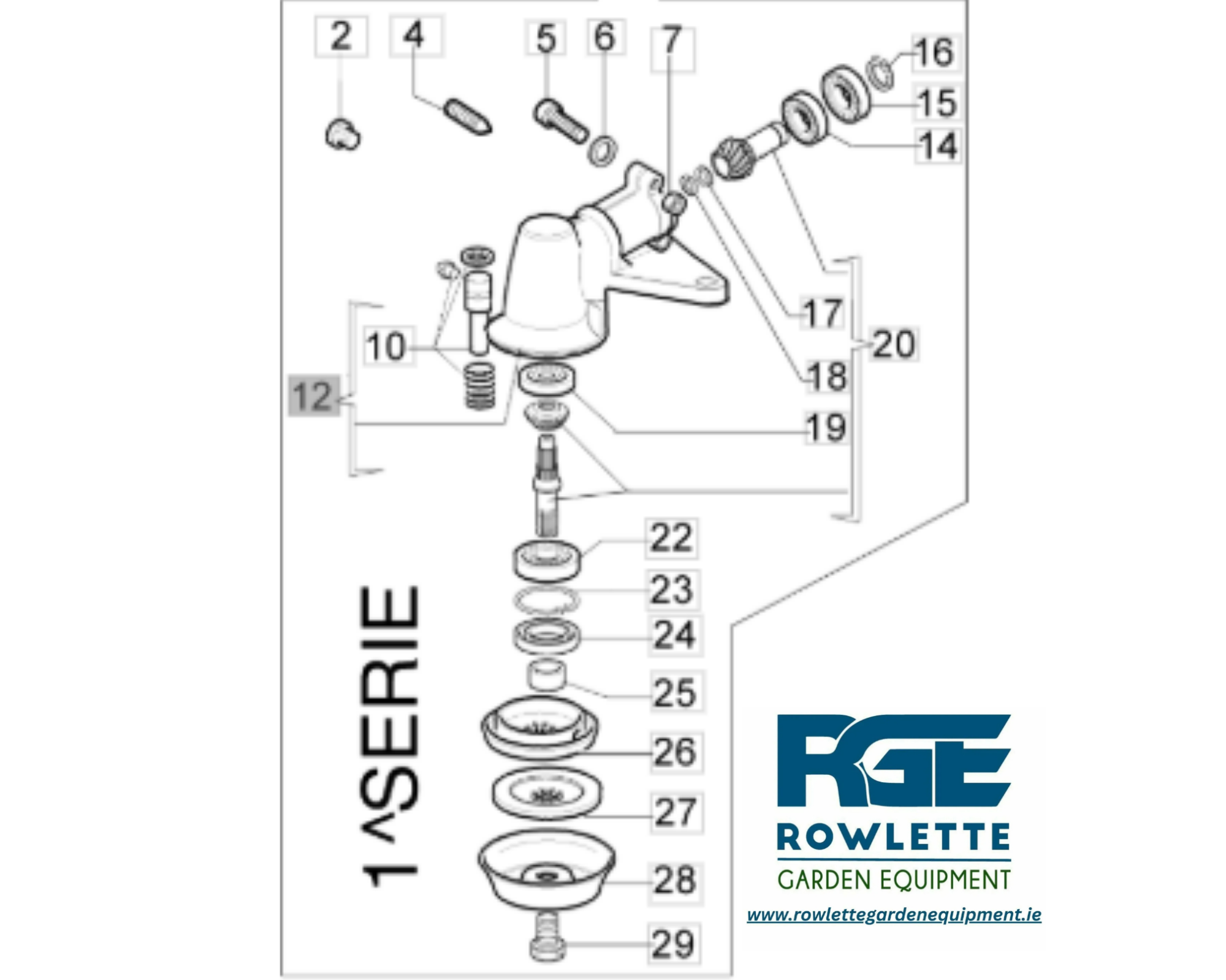 Genuine Oleo Mac 750/755 Master / 746T Gearhead