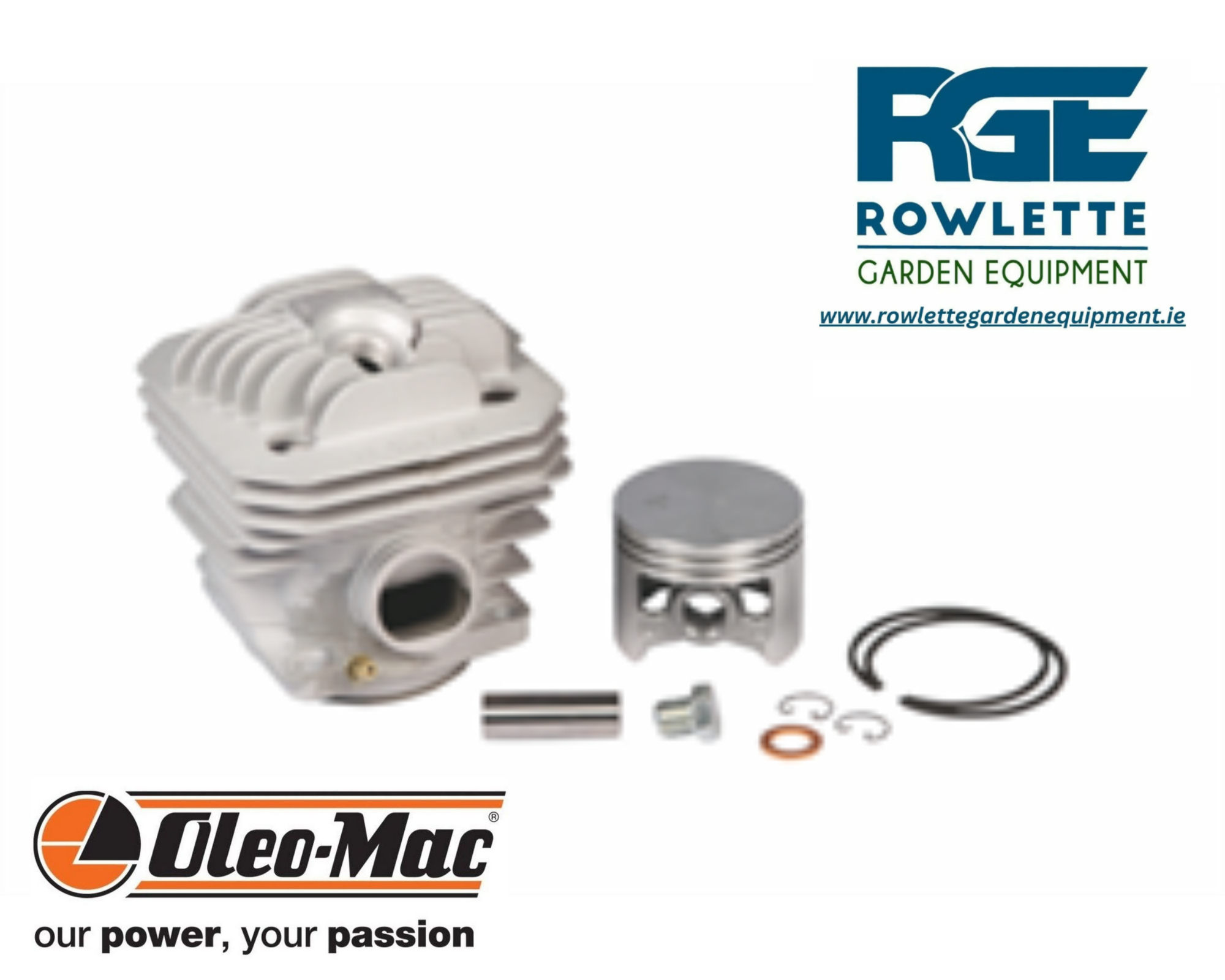 Genuine Oleo Mac 971 970 Cylinder/Piston