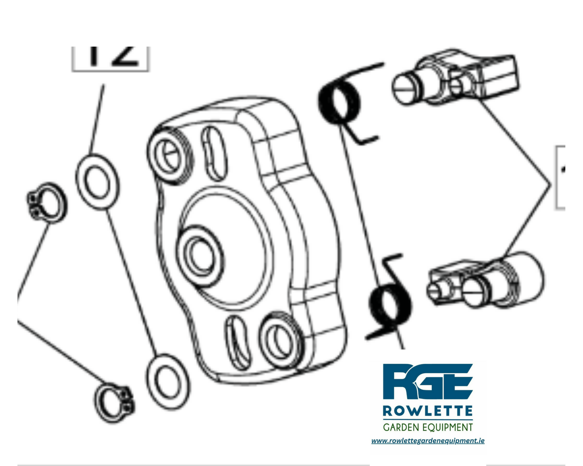 Genuine Oleo Mac BC530 T CLUTCH DRIVER