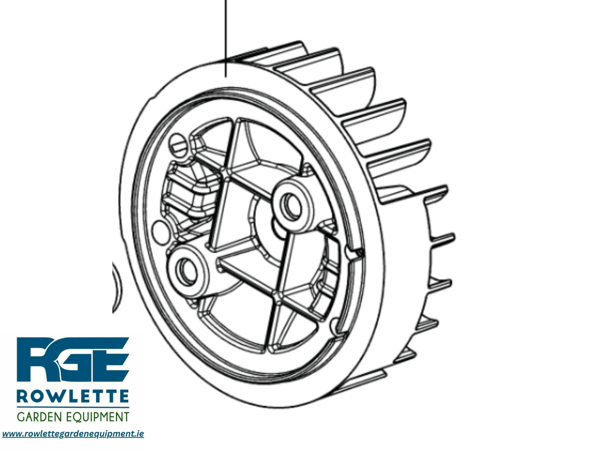 Genuine Oleo Mac BC530 T Flywheel
