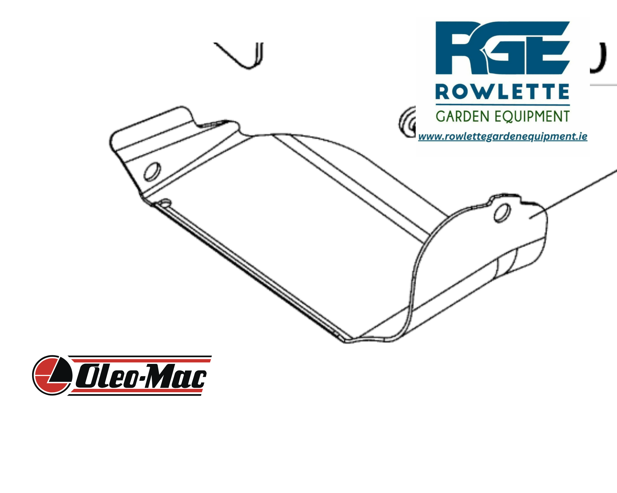 Genuine Oleo Mac GS350 Exhaust Guard