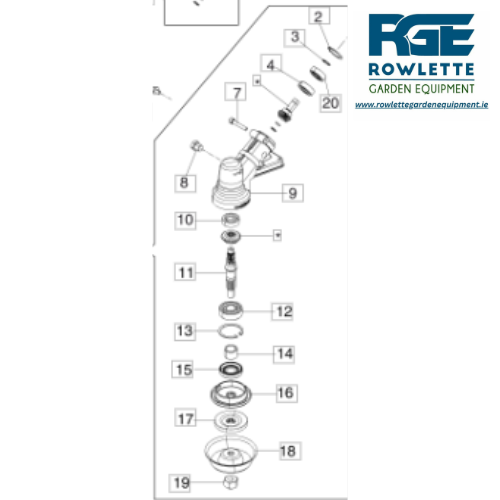 Genuine Oleo Mac Gearhead Comp female 26mm - 730 / BC380 / 350