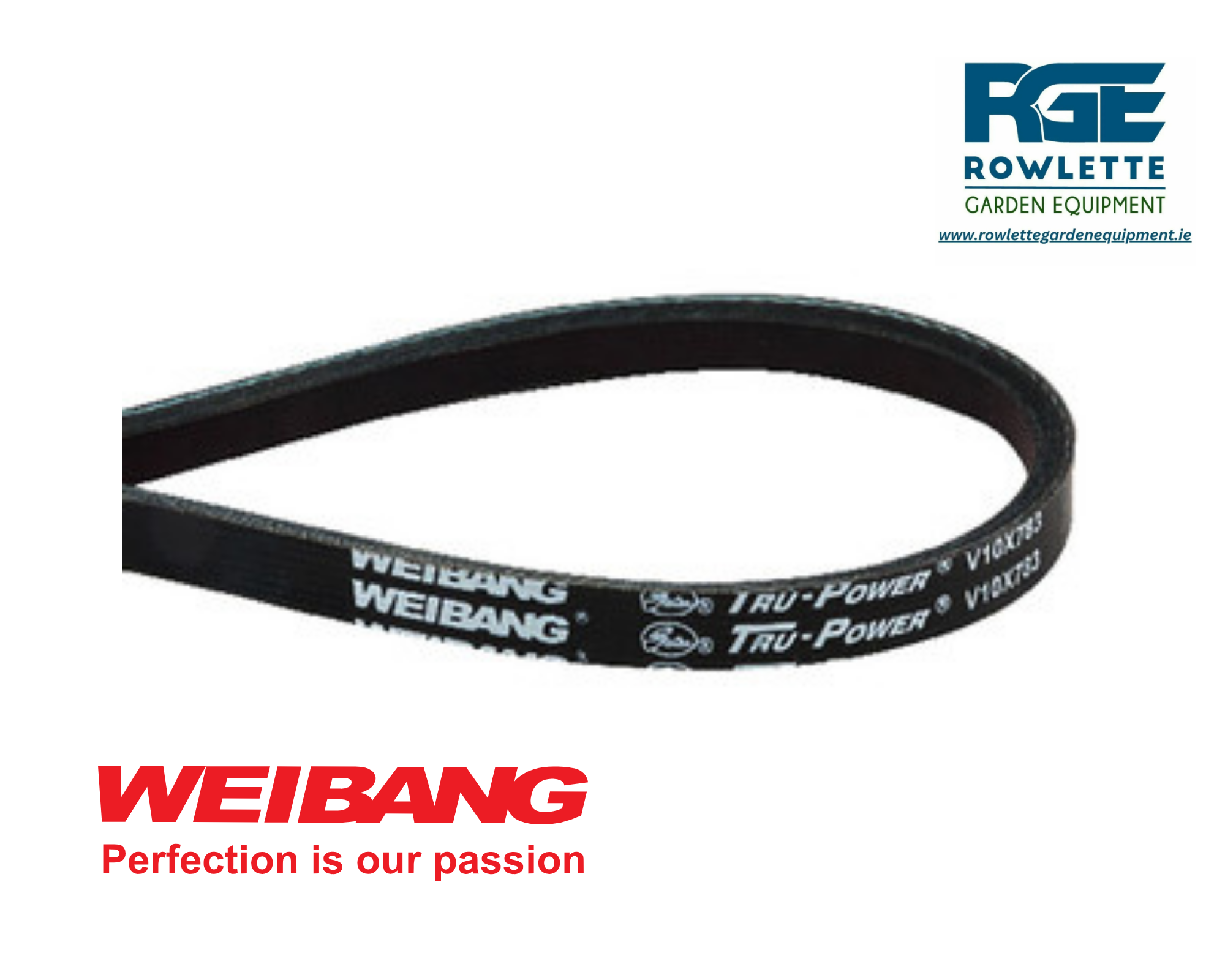 Genuine Weibang WB455SC, WB455SC-3IN1, WB466SC-M Drive/blade Belt