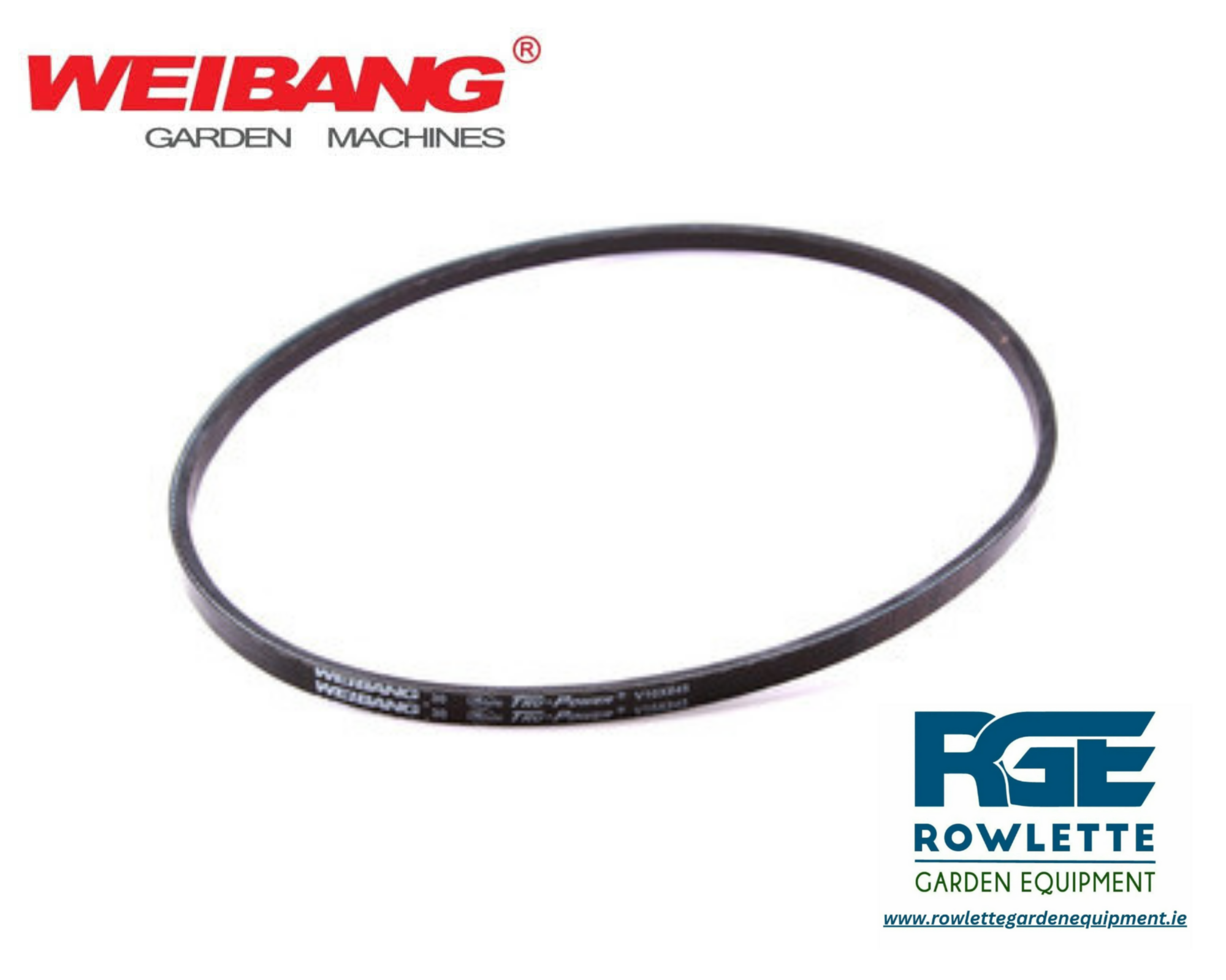 Genuine Weibang WB536SKLALV, WB536SHALV Drive/blade Belt