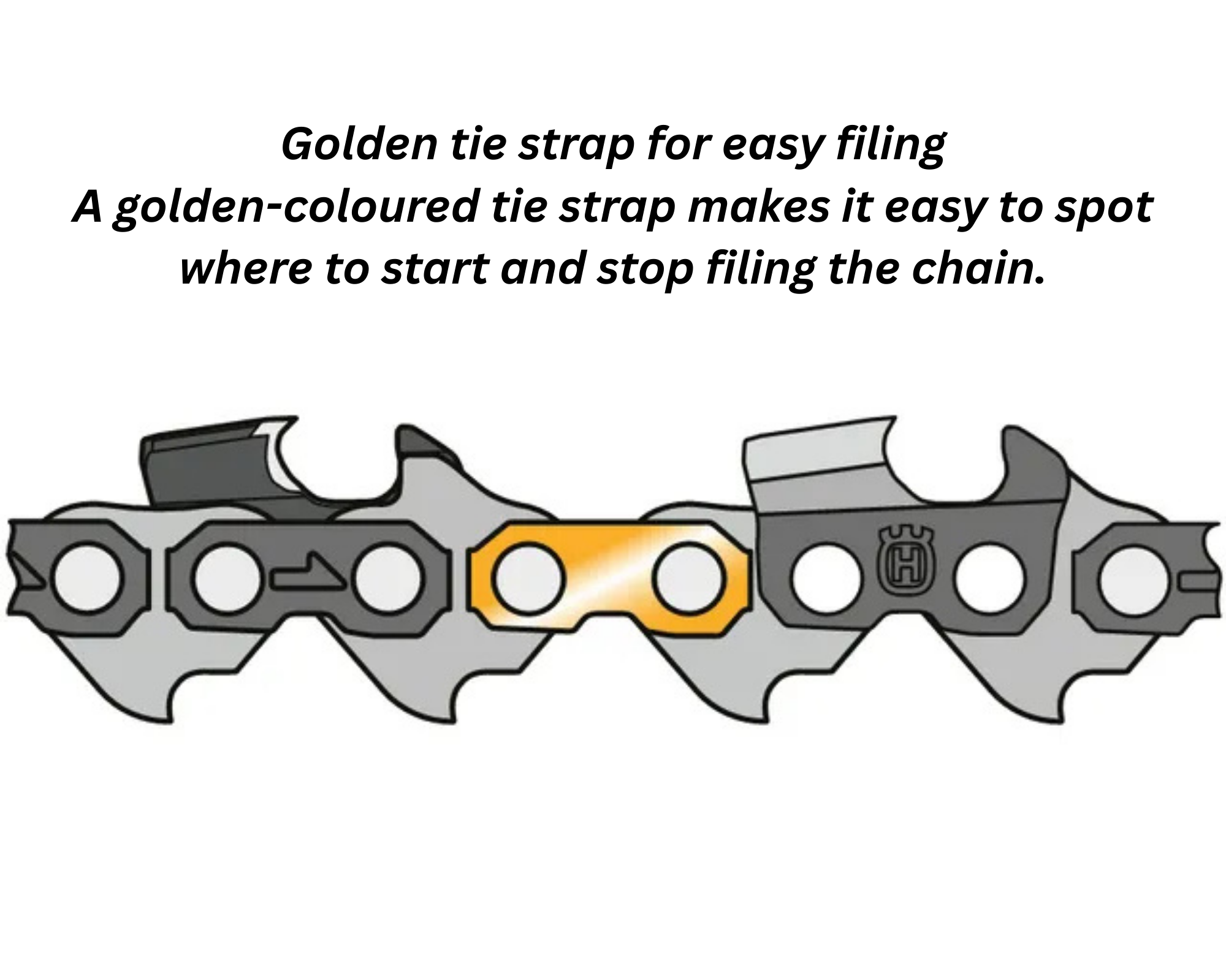 Husqvarna 15" X-CUT SP33G Pixel Chainsaw Chain 0.325" 1.3mm 435 440 340