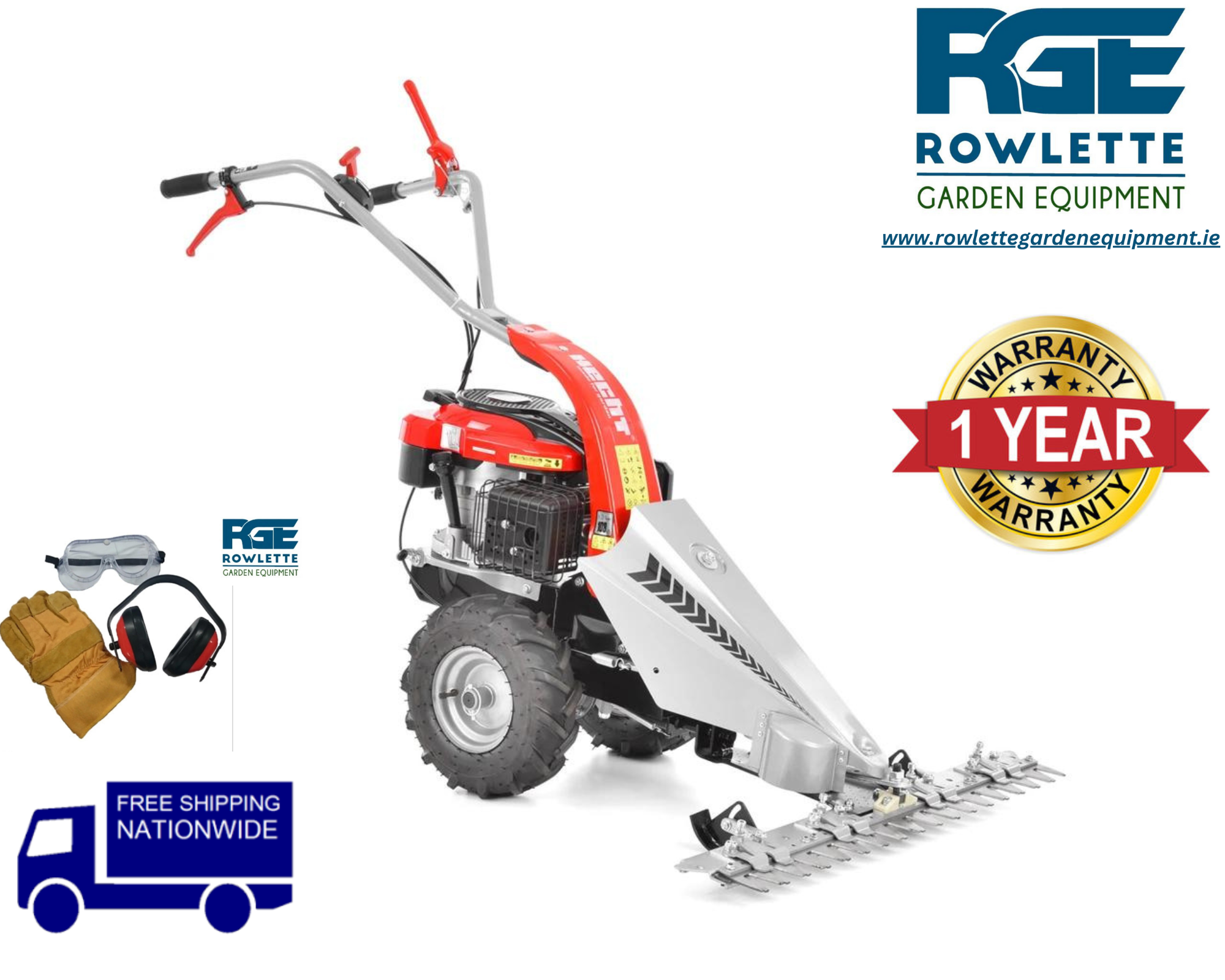 HECHT 587 - Sickle Bar Mower With Self Propelled System