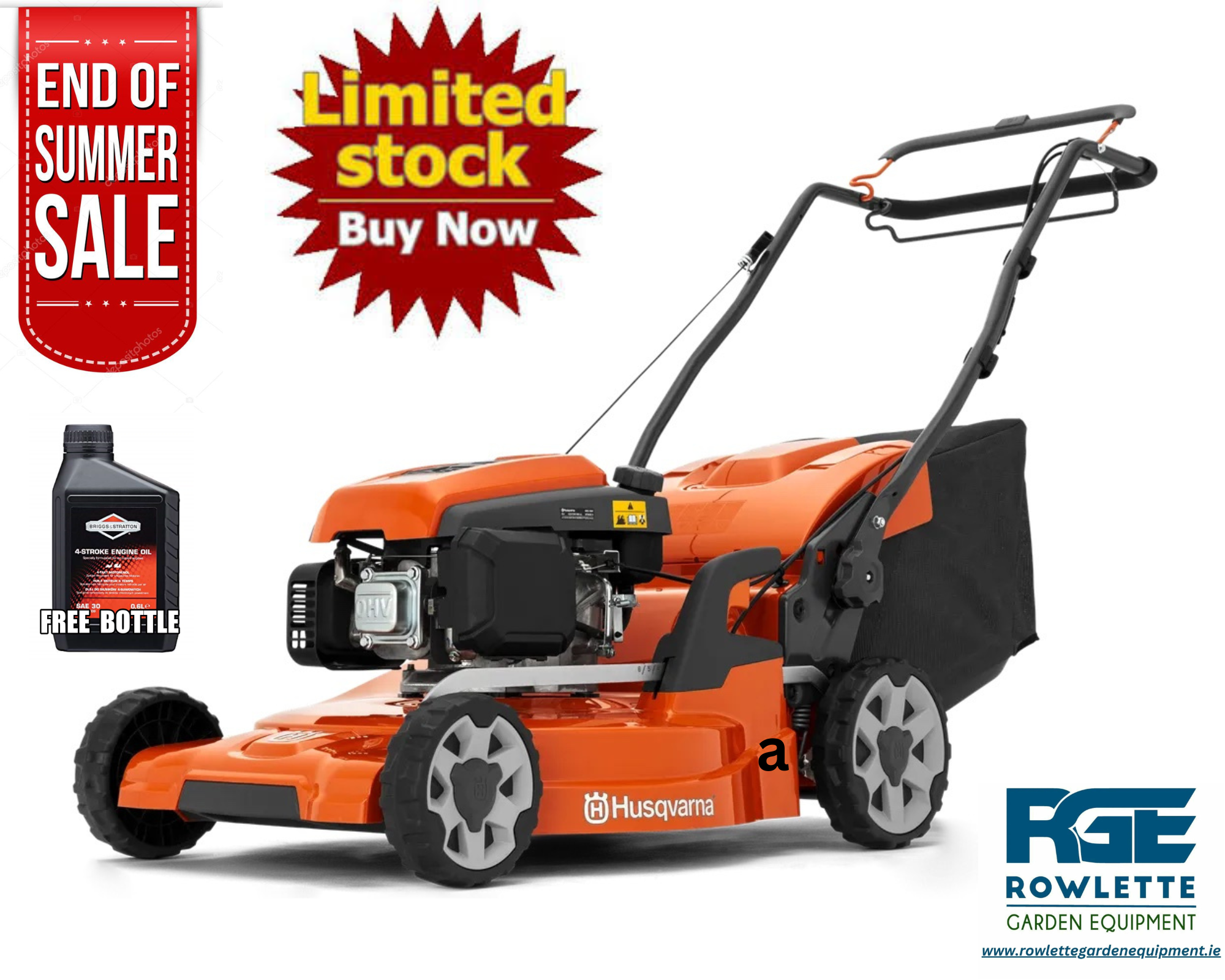 Husqvarna lc253s petrol lawnmower sale